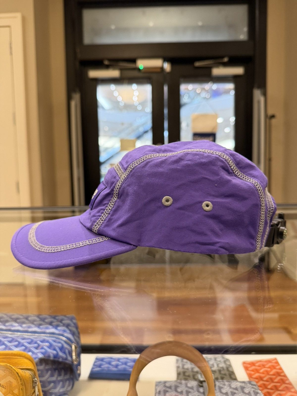 Supreme Supreme Reflective Stitching Camp Cap - Purple Size ONE SIZE - 4 Thumbnail