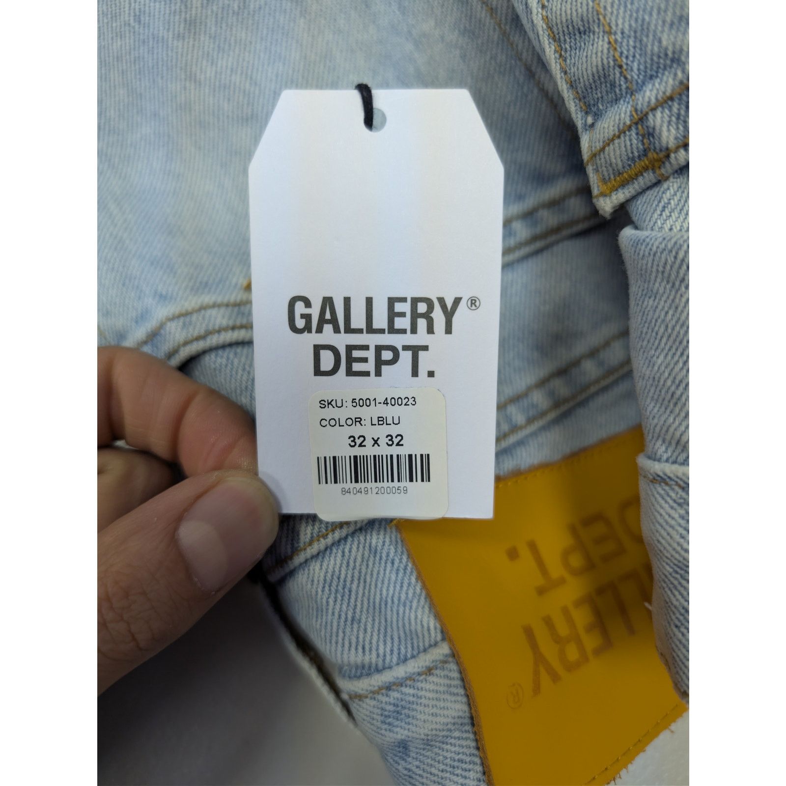 Gallery Dept. o1rshd1 Size: 32 x 32 / Pascal 5001 Straight-Leg Denim Jeans Size US 32 / EU 48 - 23 Thumbnail