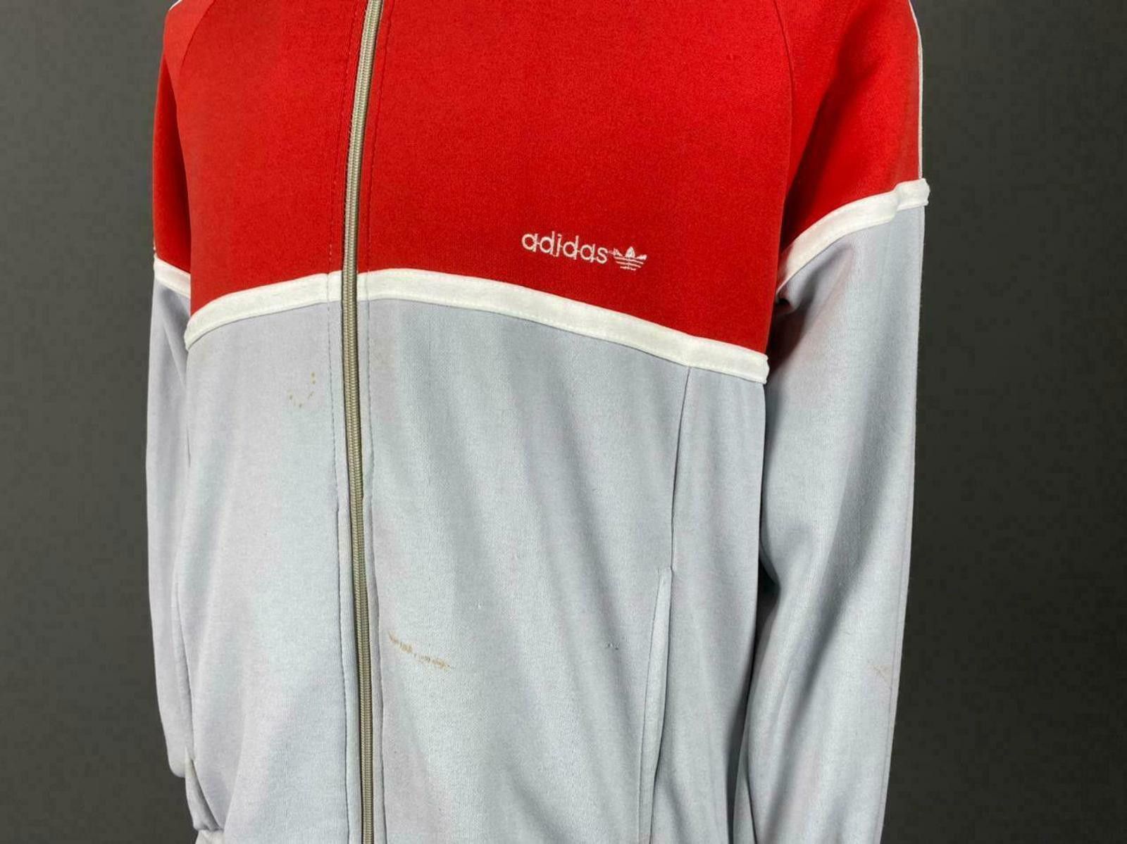 Adidas Vintage Adidas Originals Red/Grey Zip Up Track Jacket Size 5 Size US XL / EU 56 / 4 - 3 Thumbnail
