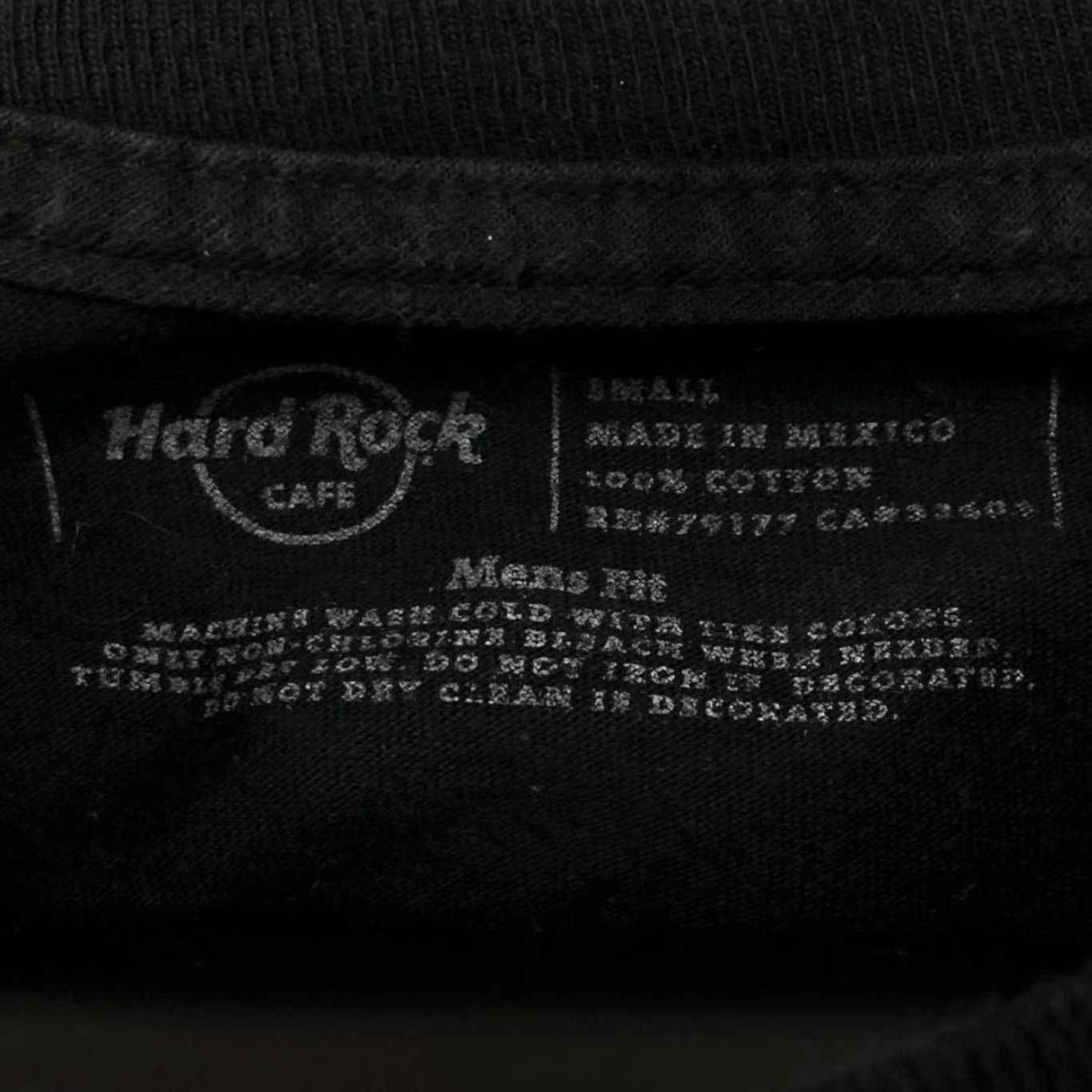 Hard Rock Cafe Hard Rock Cafe Orlando Souvenir Spellout Graphic Black T-Shirt Small Mens Shirt Graphic Print Size US S / EU 44-46 / 1 - 3 Thumbnail