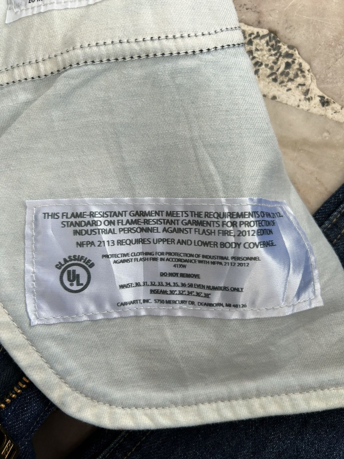 Carhartt NOS Carrhart denim fr jeans Size US 44 / EU 60 - 13 Thumbnail