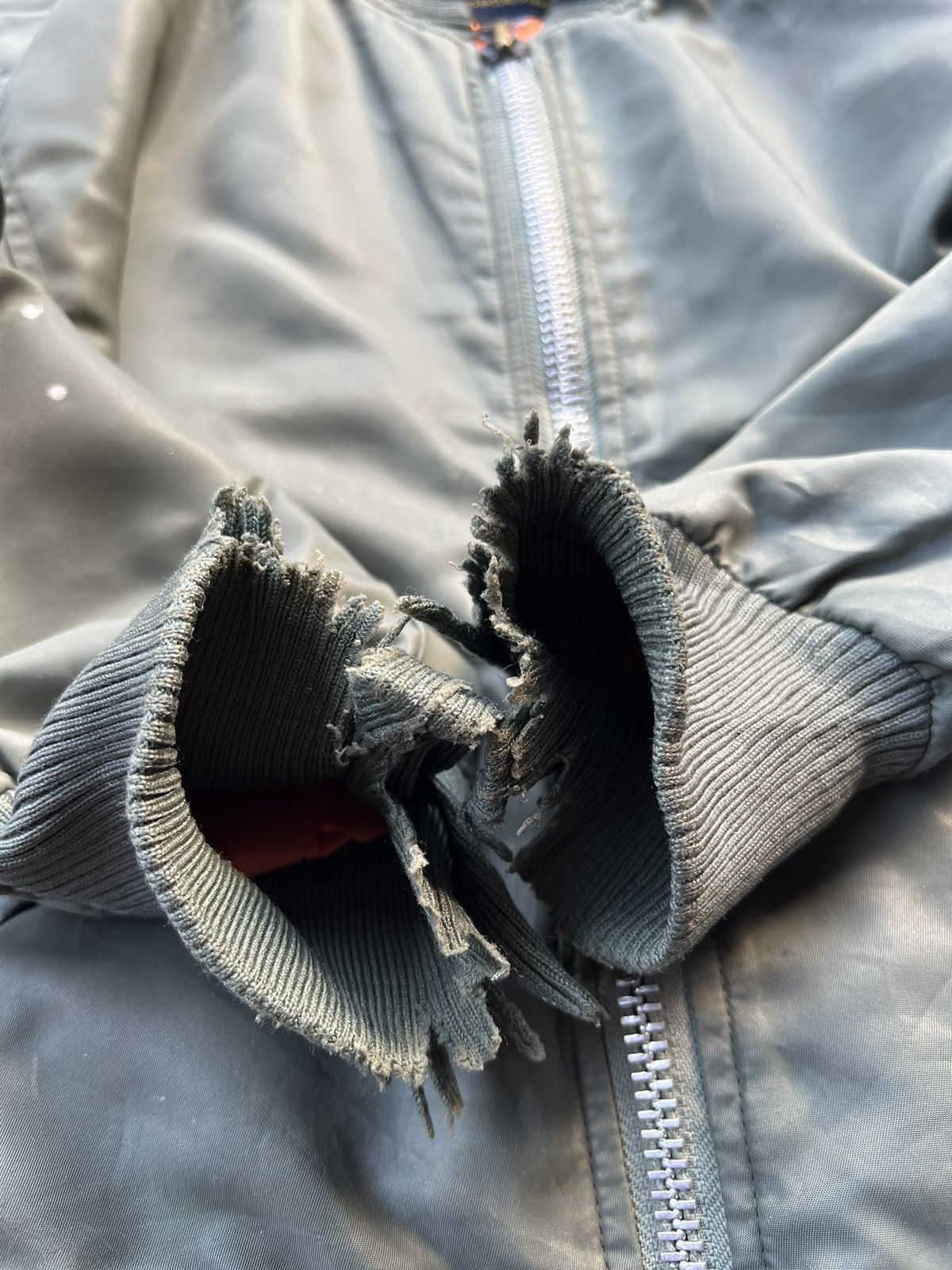 Japanese Brand Vintage Levis Ma-1 Green Army Bomber Jacket Size US S / EU 44-46 / 1 - 11 Thumbnail
