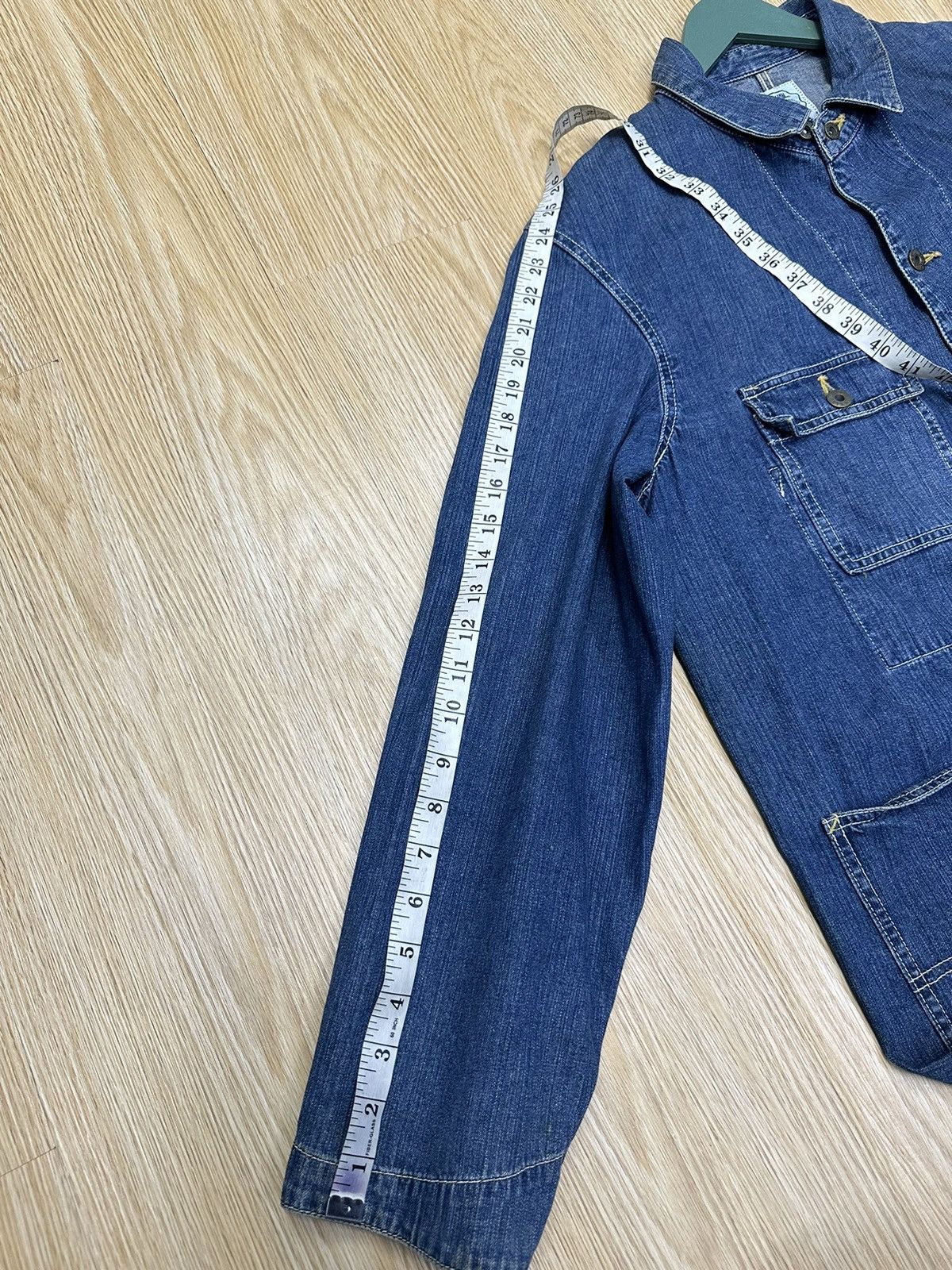 Edwin Vintage Edwin Overworks Factory Denim Jacket MJ84 Size US L / EU 52-54 / 3 - 6 Thumbnail