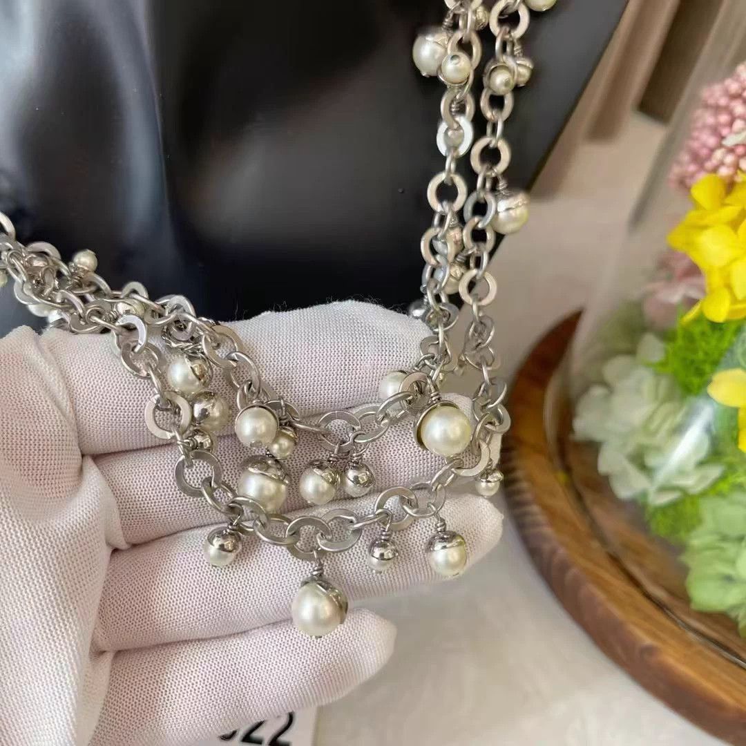 Dior Dior pearl necklace & waist chain new 97cm AL622 Size ONE SIZE - 4 Thumbnail