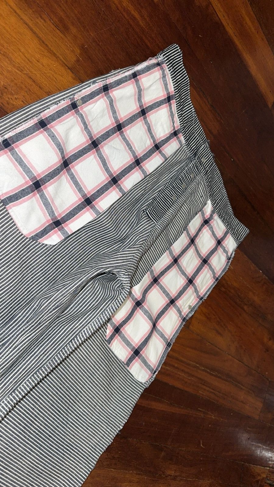 Other white and blue striped wide leg jeans Size US 32 / EU 48 - 7 Thumbnail