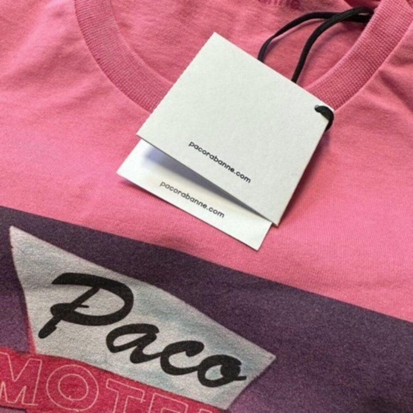 Paco Rabanne Short Sleeve Las Vegas T shirt Pink L Size L / US 10 / IT 46 - 9 Thumbnail