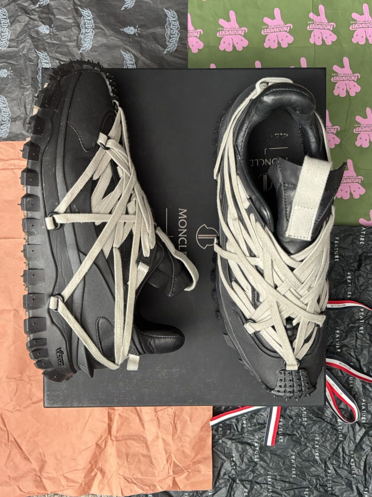 Moncler × Rick Owens Moncler x Rick Owen Trailgrip Megalace Size US 10 / EU 43 - 2 Thumbnail