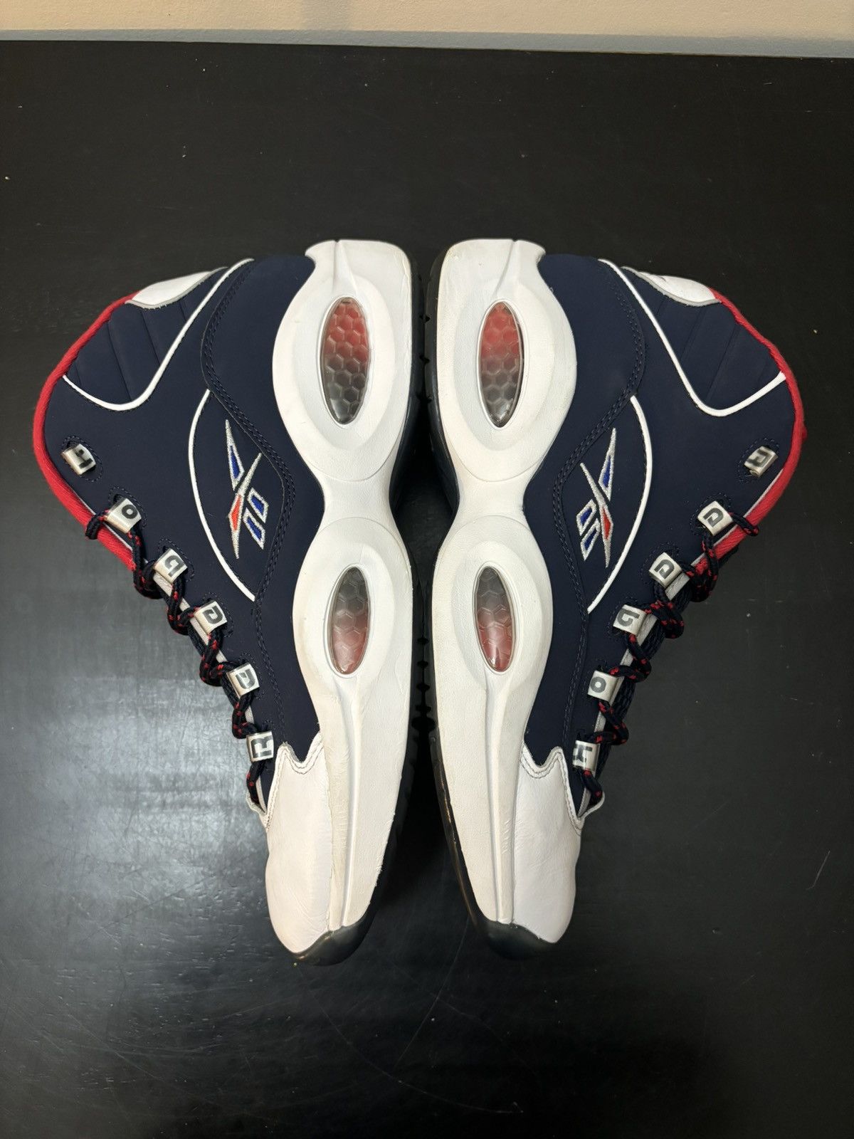 Reebok Reebok Question Mid Team USA Blue Size US 12 / EU 45 - 4 Thumbnail