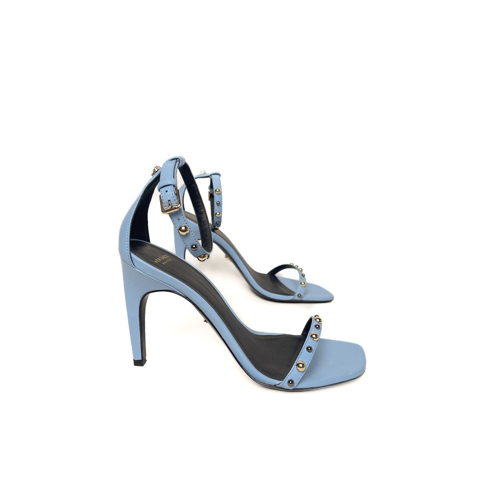 Versace Baby Blue Sandals Size US 8 / IT 38 - 5 Thumbnail