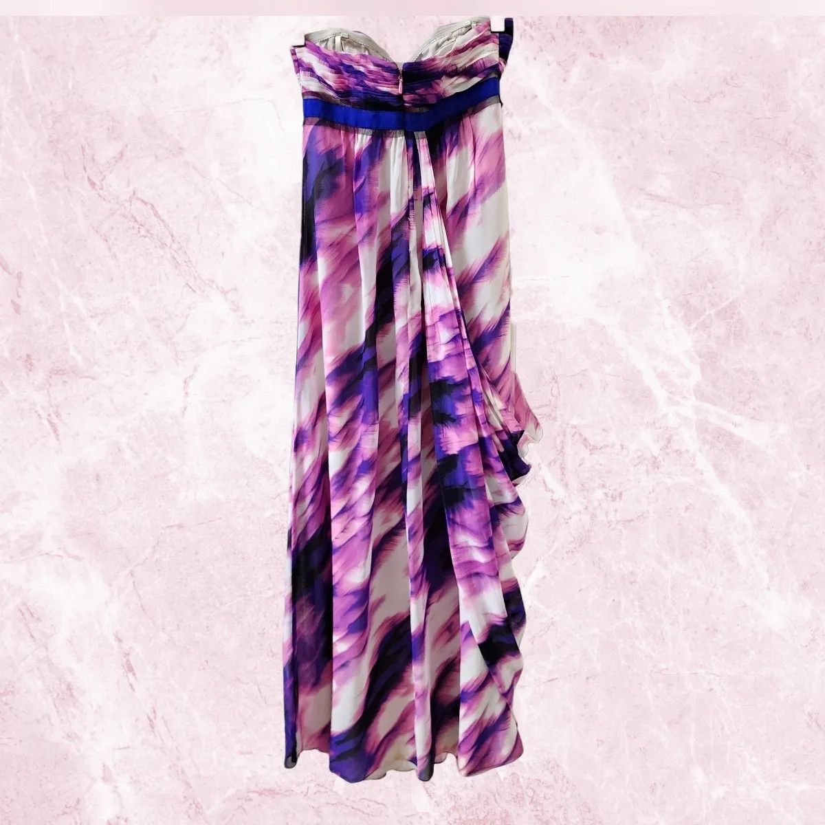 Bcbgmaxazria BCBG Silk Strapless Runway Dress -FASHIONELLA Size S / US 4 / IT 40 - 3 Thumbnail