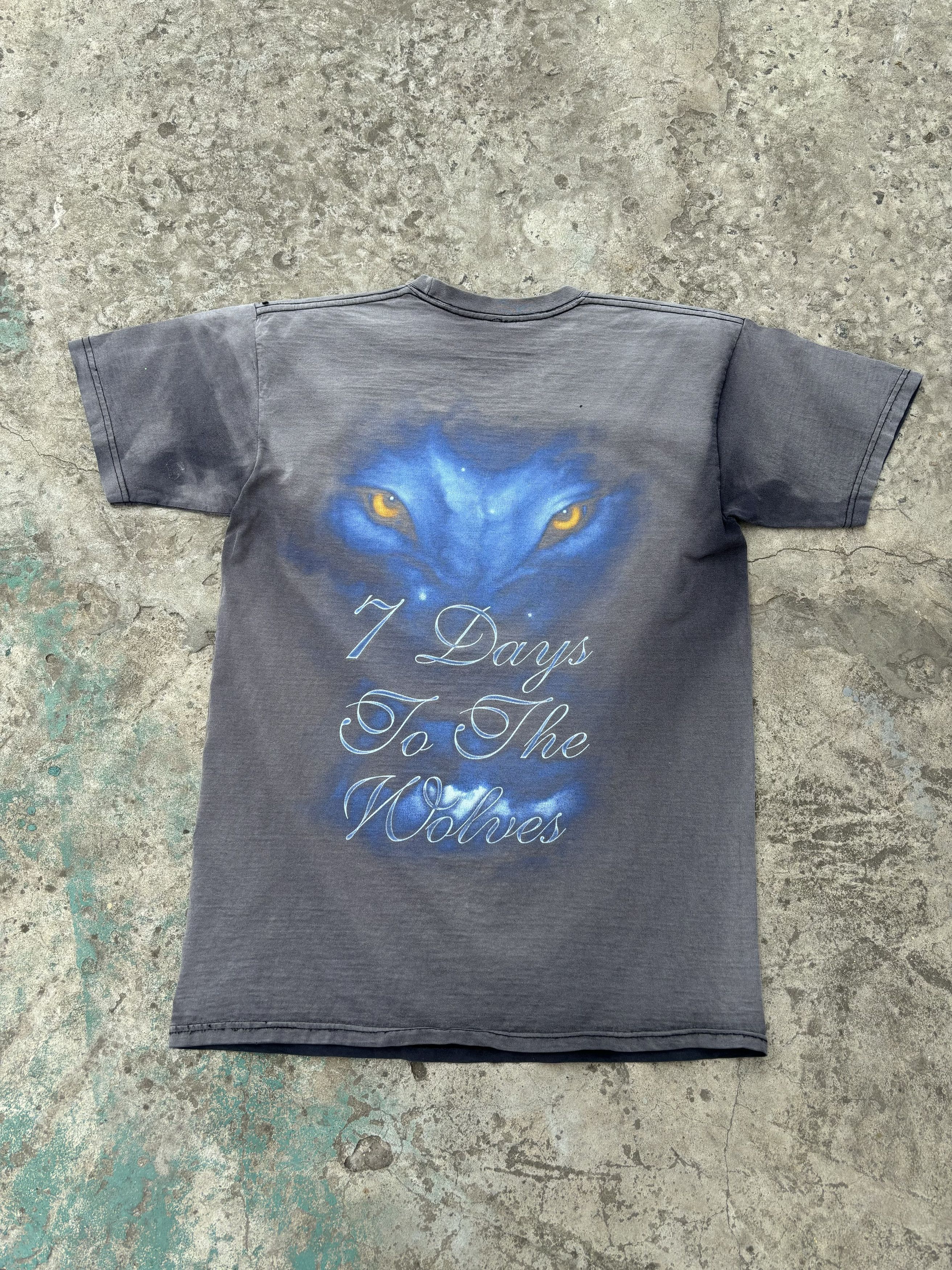 Band Tees Vintage Faded Nightwish 7 days to the Wolves Tee Size US M / EU 48-50 / 2 - 1 Thumbnail