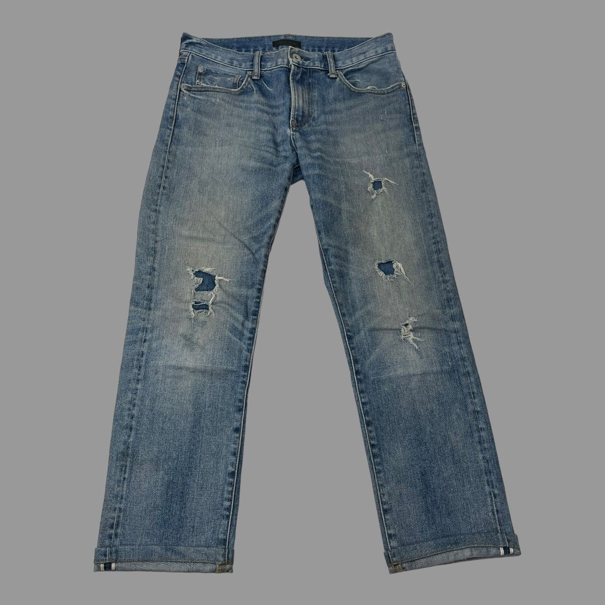 Uniqlo Uniqlo faded selvage denim jeans Size 30" / US 8 / IT 44 - 1 Thumbnail