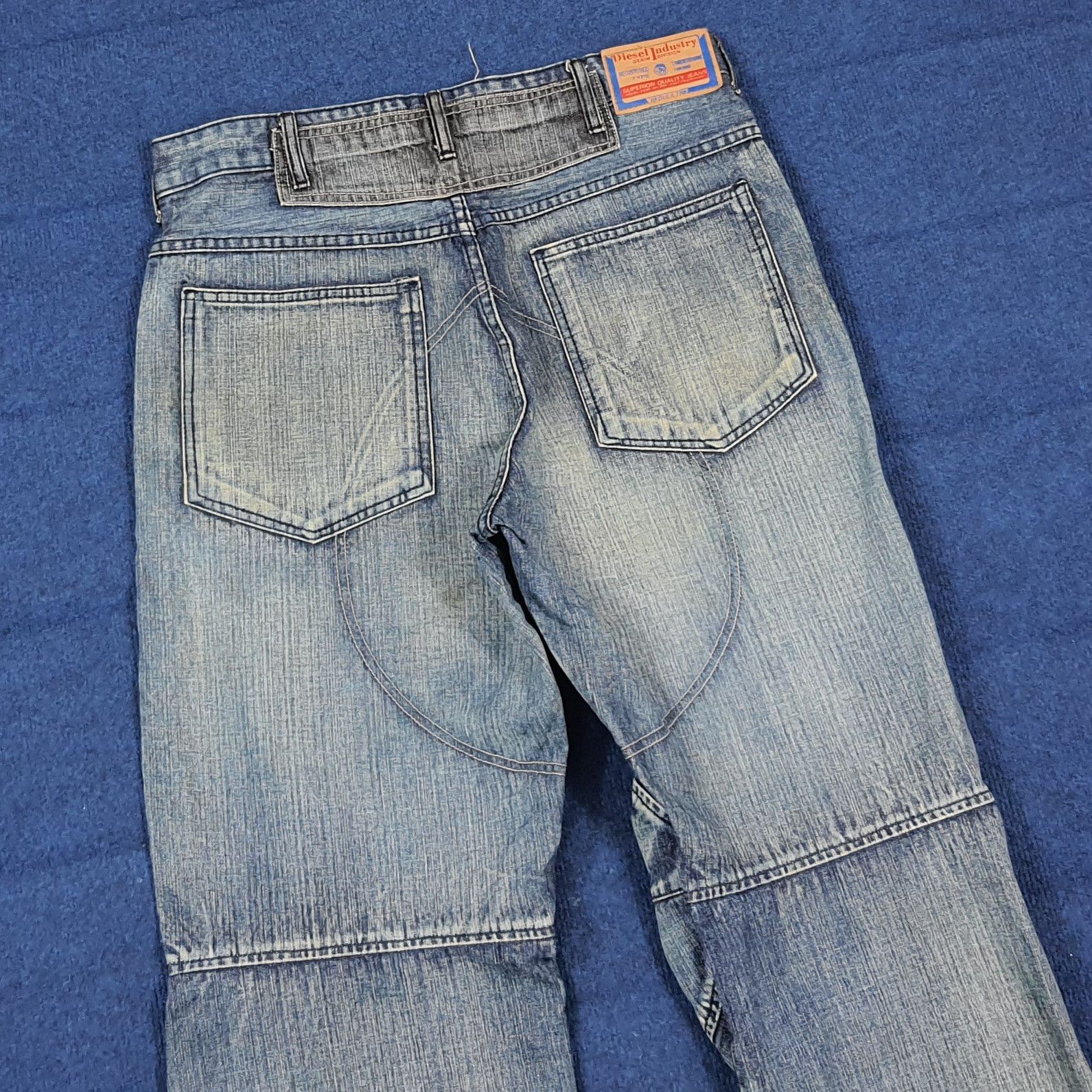 Diesel Rare Vintage Diesel Rabox Panelled Jeans Grunge C297N21 Size US 34 / EU 50 - 5 Thumbnail