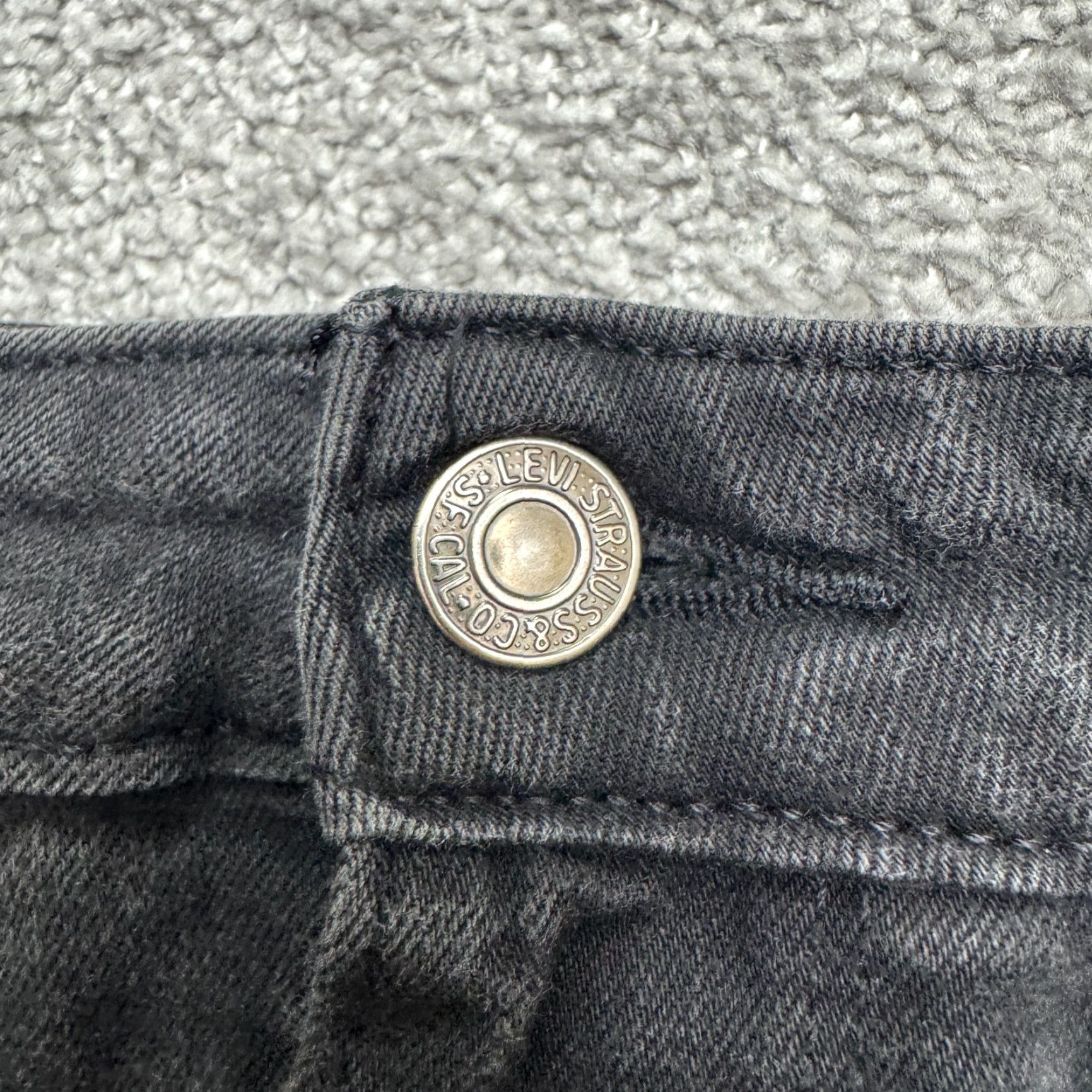 Levi's Levi's Jeans Womens 30 Black Washed Stretch 721 High Rise Skinny Denim Size 30" / US 8 / IT 44 - 3 Thumbnail