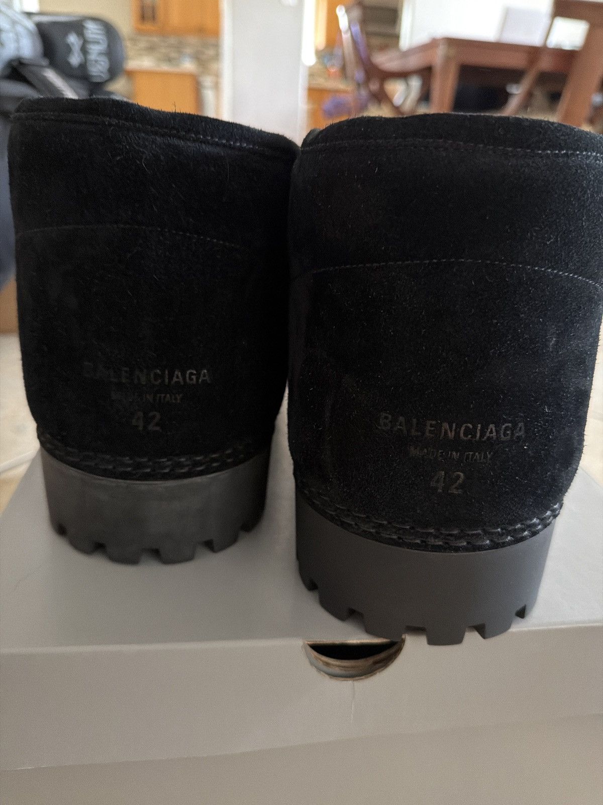 Balenciaga Balenciaga Alaska black suede fur boot bootie 42 Size US 9 / EU 42 - 2 Thumbnail