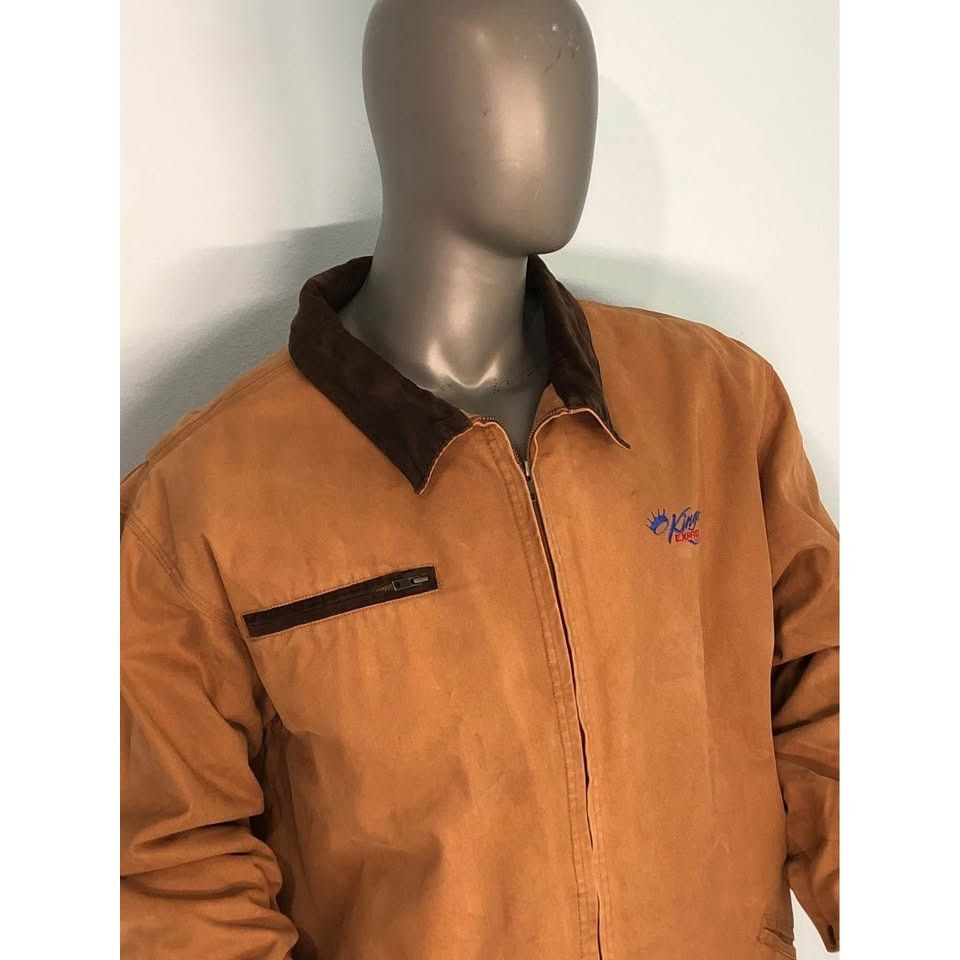Dunbrooke × Vintage VTG Dunbrooke Jacket XLT Men Heavy Duty, Corduroy Collar Size US XL / EU 56 / 4 - 2 Thumbnail