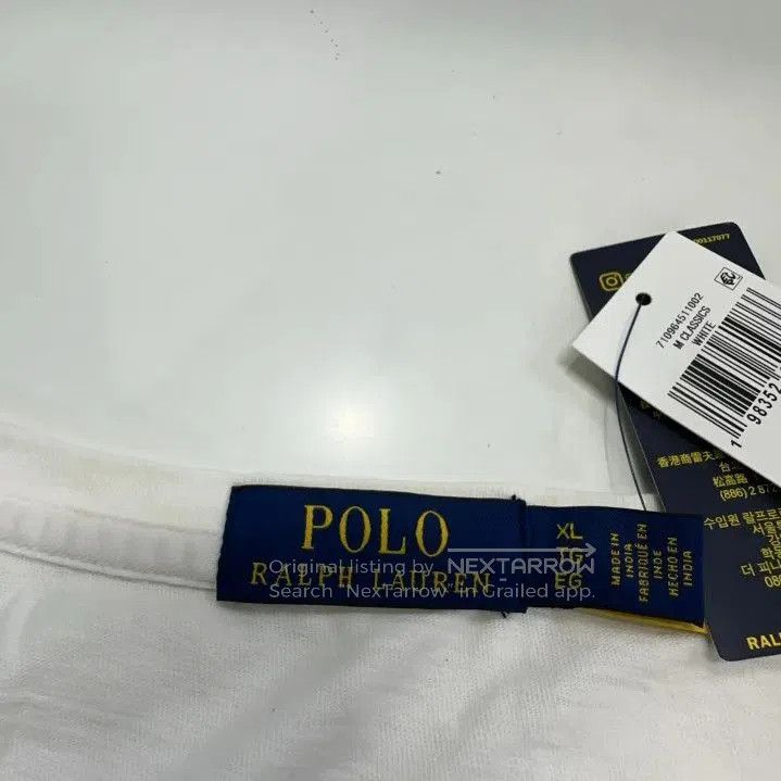 Polo Ralph Lauren Polo Ralph Lauren Men's Solid White Short. Size US XL / EU 56 / 4 - 1 Thumbnail