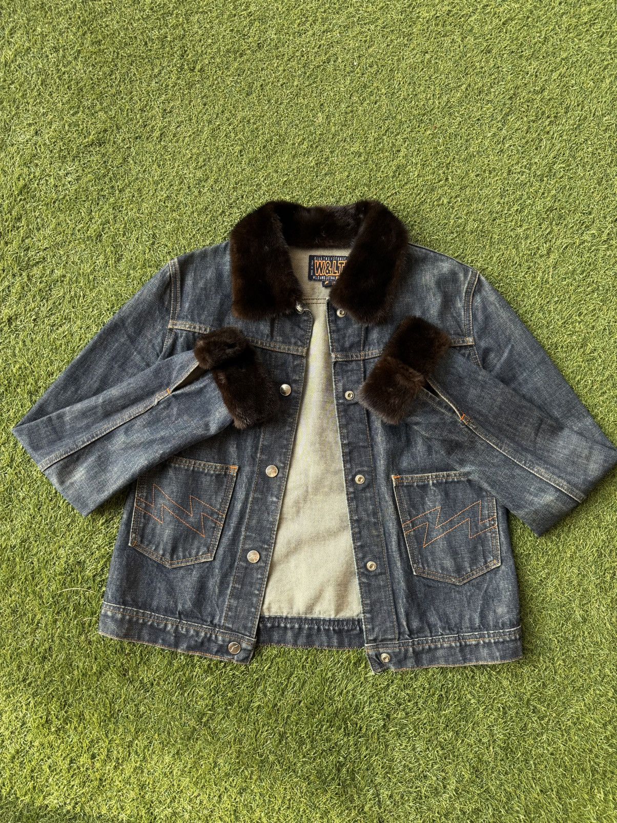 W&LT Walter Van Beirendonck W&LT “Kiss The Future” Denim Jacket Size US M / EU 48-50 / 2 - 1 Thumbnail