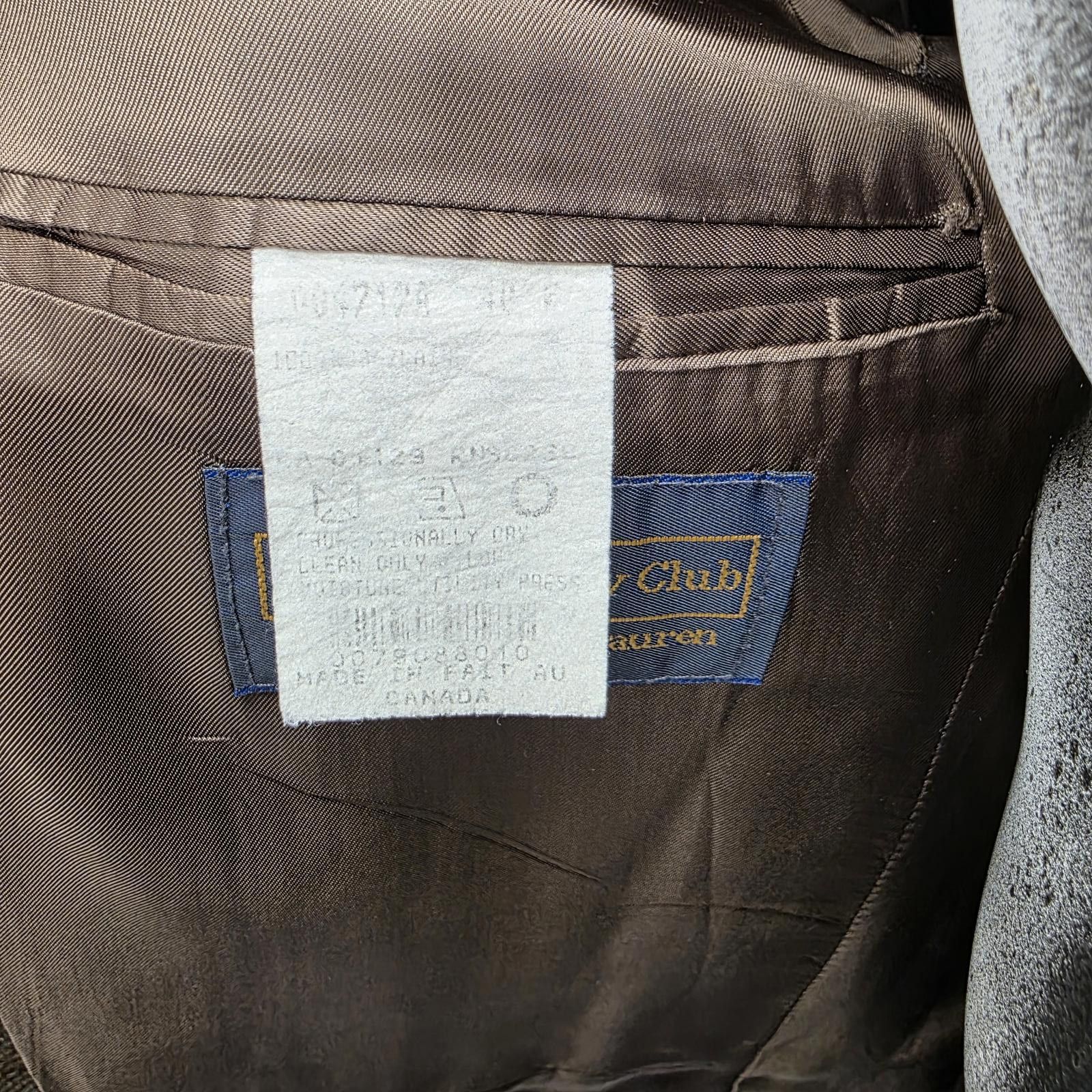 Polo Ralph Lauren Vintage Ralph Lauren Polo University Club Wool SportCoat 40R Size 40R - 9 Thumbnail