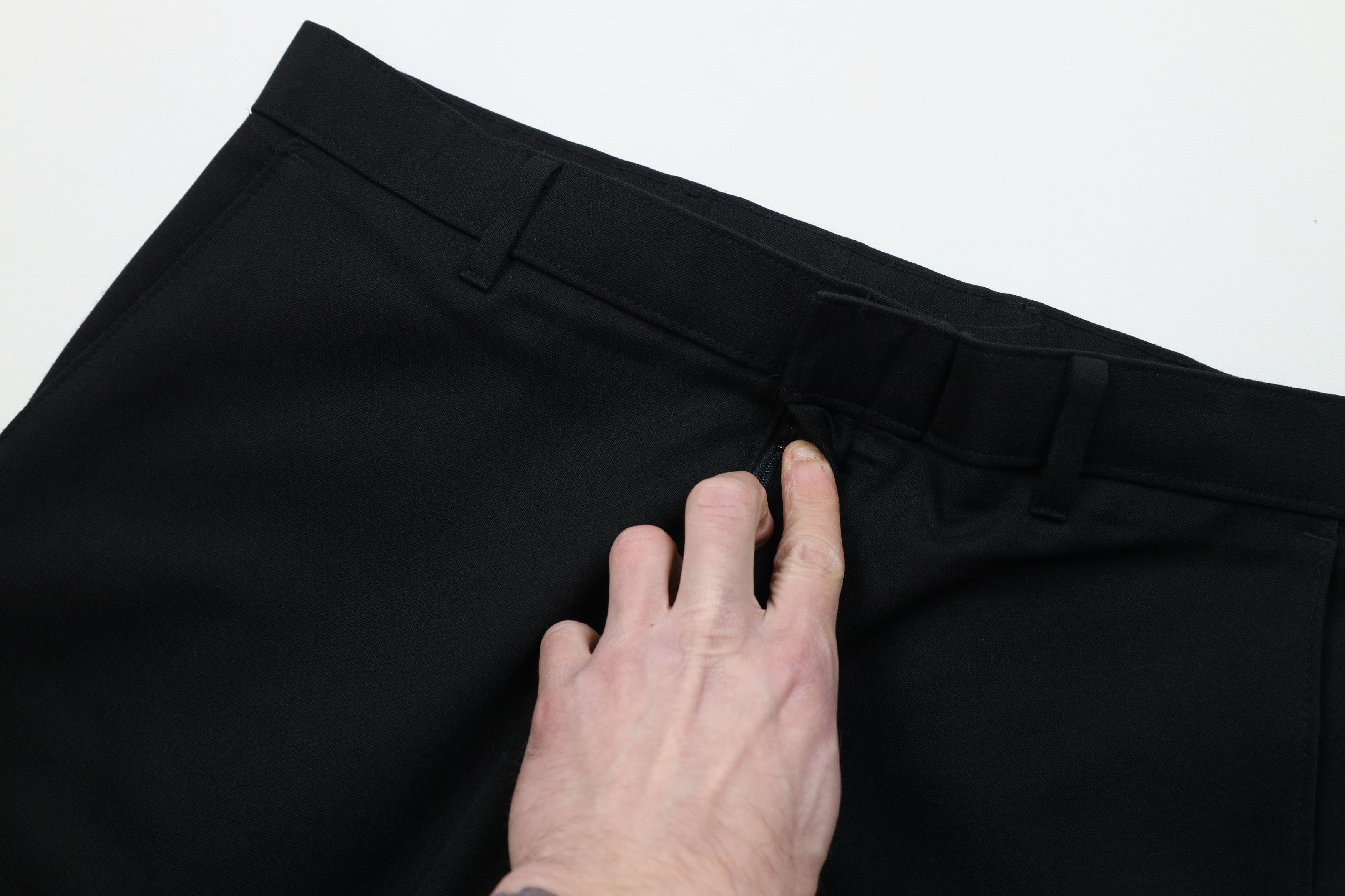 Levi's Vintage 90s Levis Flared Wide Leg Chino Pants Trousers Black Size US 34 / EU 50 - 7 Thumbnail