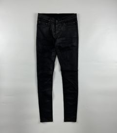 Healthdesign?  Detroit Cut Grey waxed slim fit jeans Detroit cut