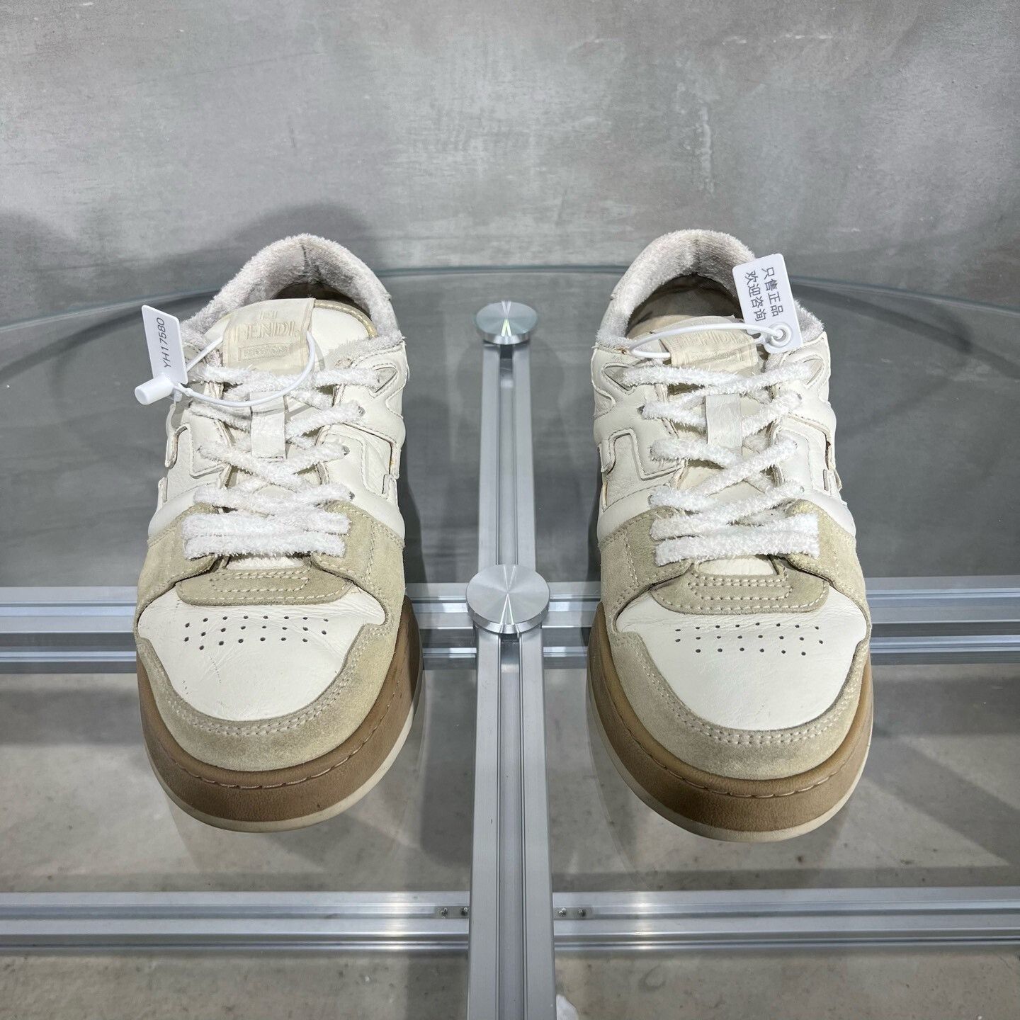 Fendi FENDI Match White Sneakers Size US 11 / EU 44 - 1 Thumbnail