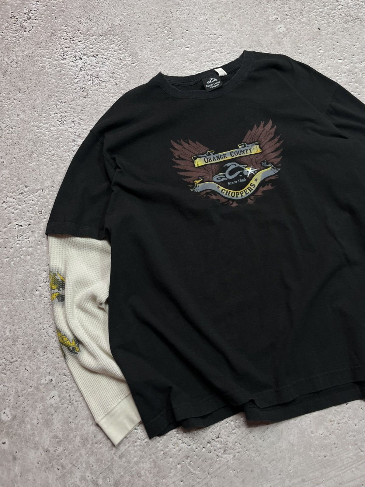 Other Orange County Choppers layered long sleeve double layer tee Size US XXL / EU 58 / 5 - 3 Thumbnail