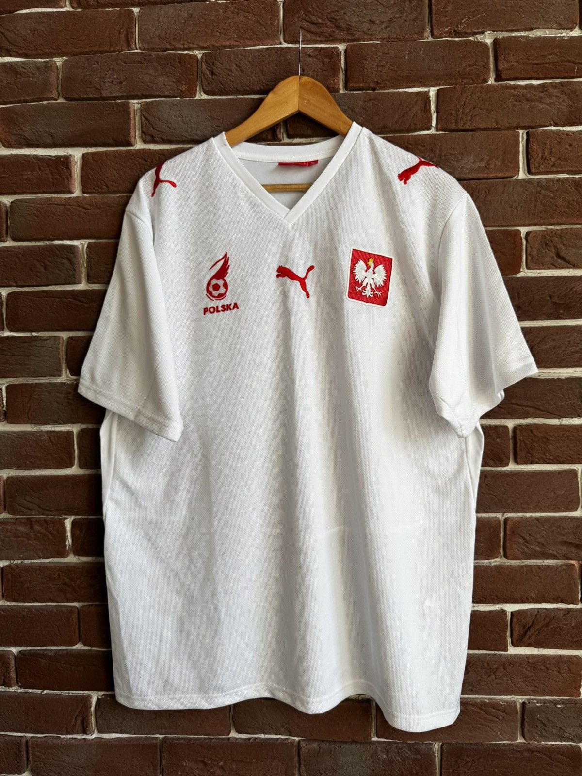 Puma Puma Polish National Team Football Kit Jersey XL White Size US XL / EU 56 / 4 - 1 Thumbnail