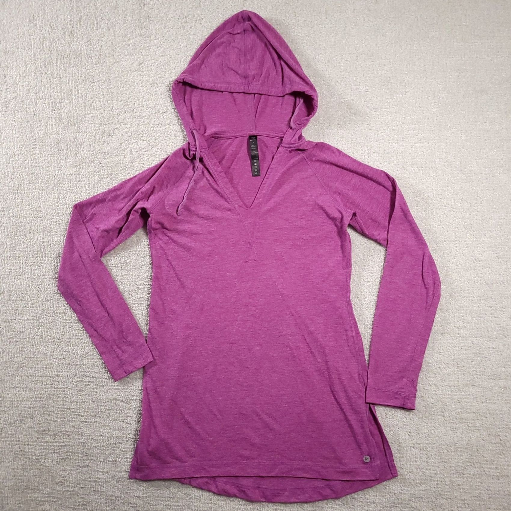 Vintage Women's 90 Degree by Reflex Hoodie Pullover Purple Size S Adults Womens Pullover Hooded Activewear Casual Refelx Blended Polyester Size S / US 4 / IT 40 - 2 Thumbnail