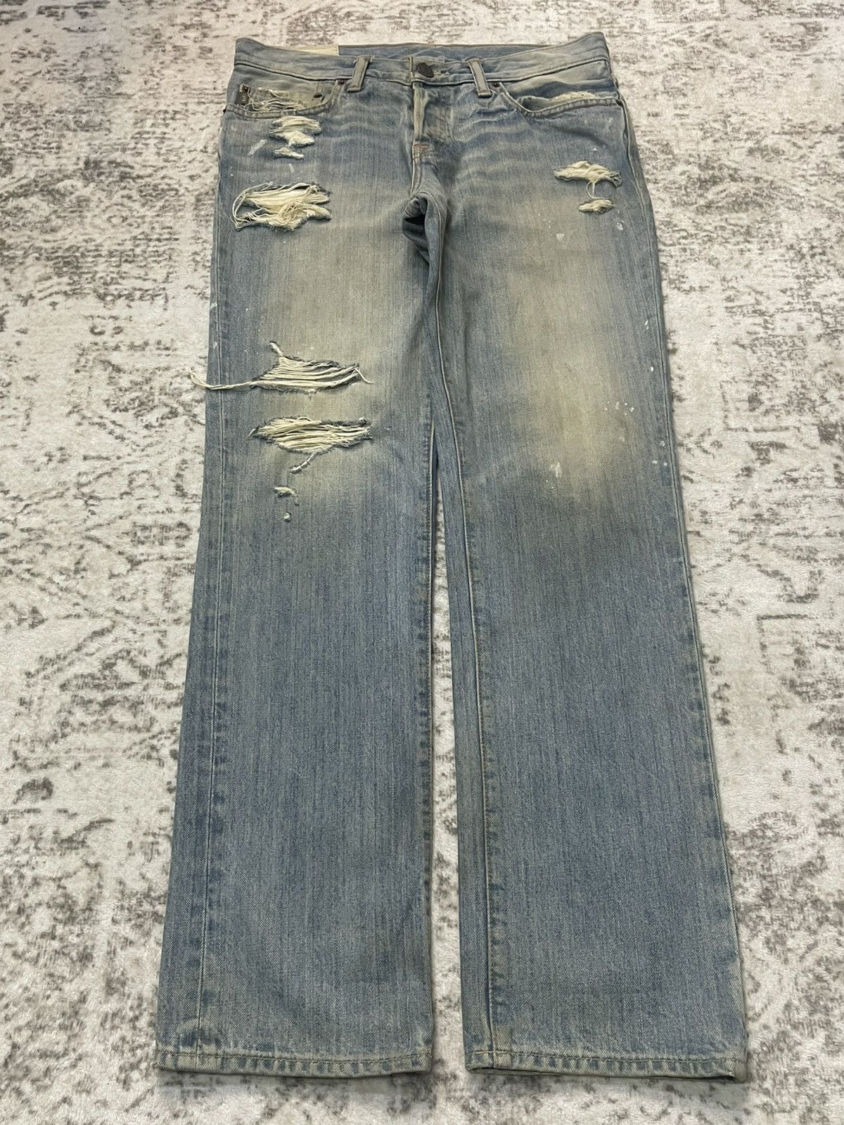 Vintage Abercrombie & Fitch Distressed Straight Jeans
