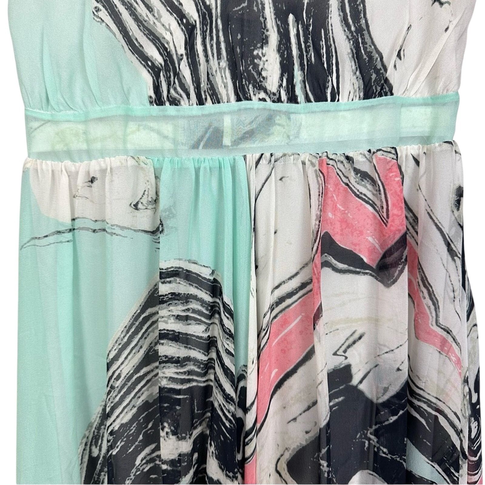 Diane von Furstenberg Diane Von Furstenberg Jolie Turquoise Silk Dress Size 2 Size XS / US 0-2 / IT 36-38 - 11 Thumbnail