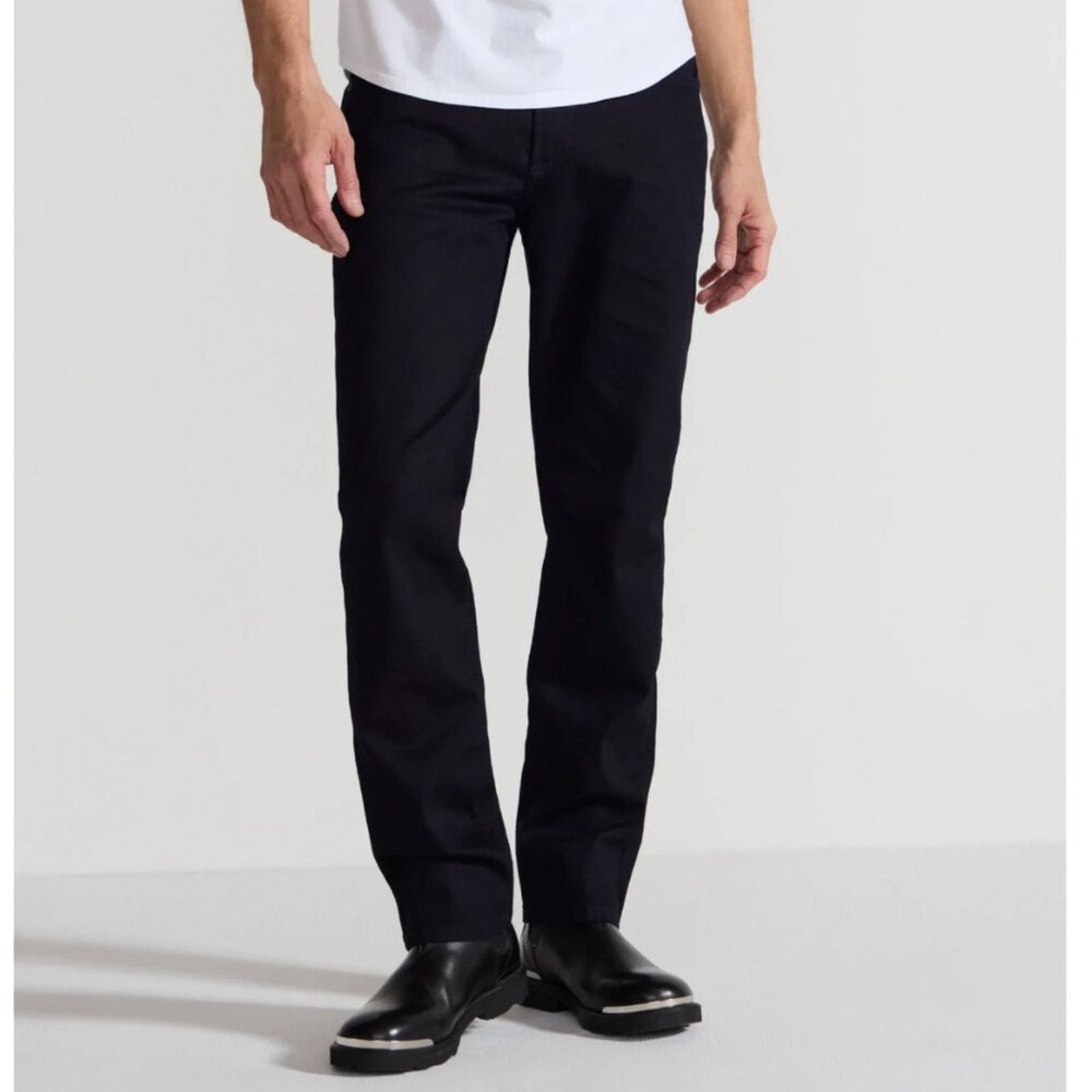 MONFRERE Monfrere dark blue japanese denim slim straight jeans 34 Size US 34 / EU 50 - 2 Thumbnail