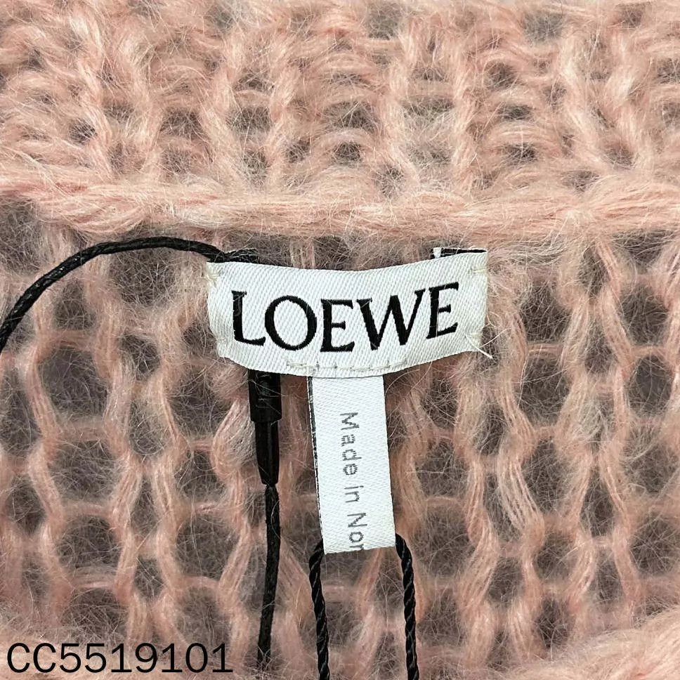 Loewe LOEWE Pink Big Logo Mohair Sweater XS Size XS / US 0-2 / IT 36-38 - 5 Thumbnail