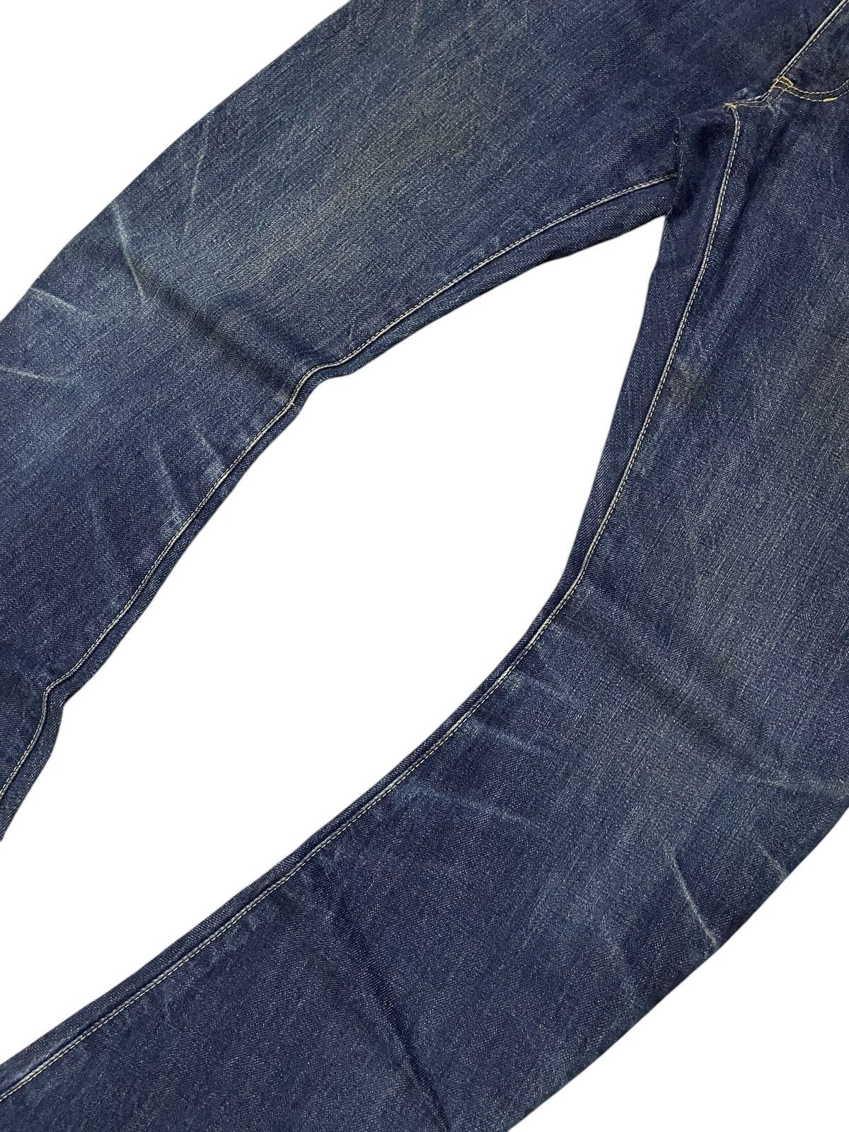 Attachment Attachment Japan Spiral Curved Stacked Leg Long Seam Jeans Size US 30 / EU 46 - 4 Thumbnail