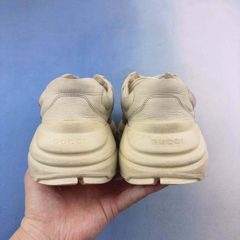 Gucci Gucci Rhyton Leather Lip Print Sneakers - Size US 8.5 / EU 41-42 - 2 Thumbnail