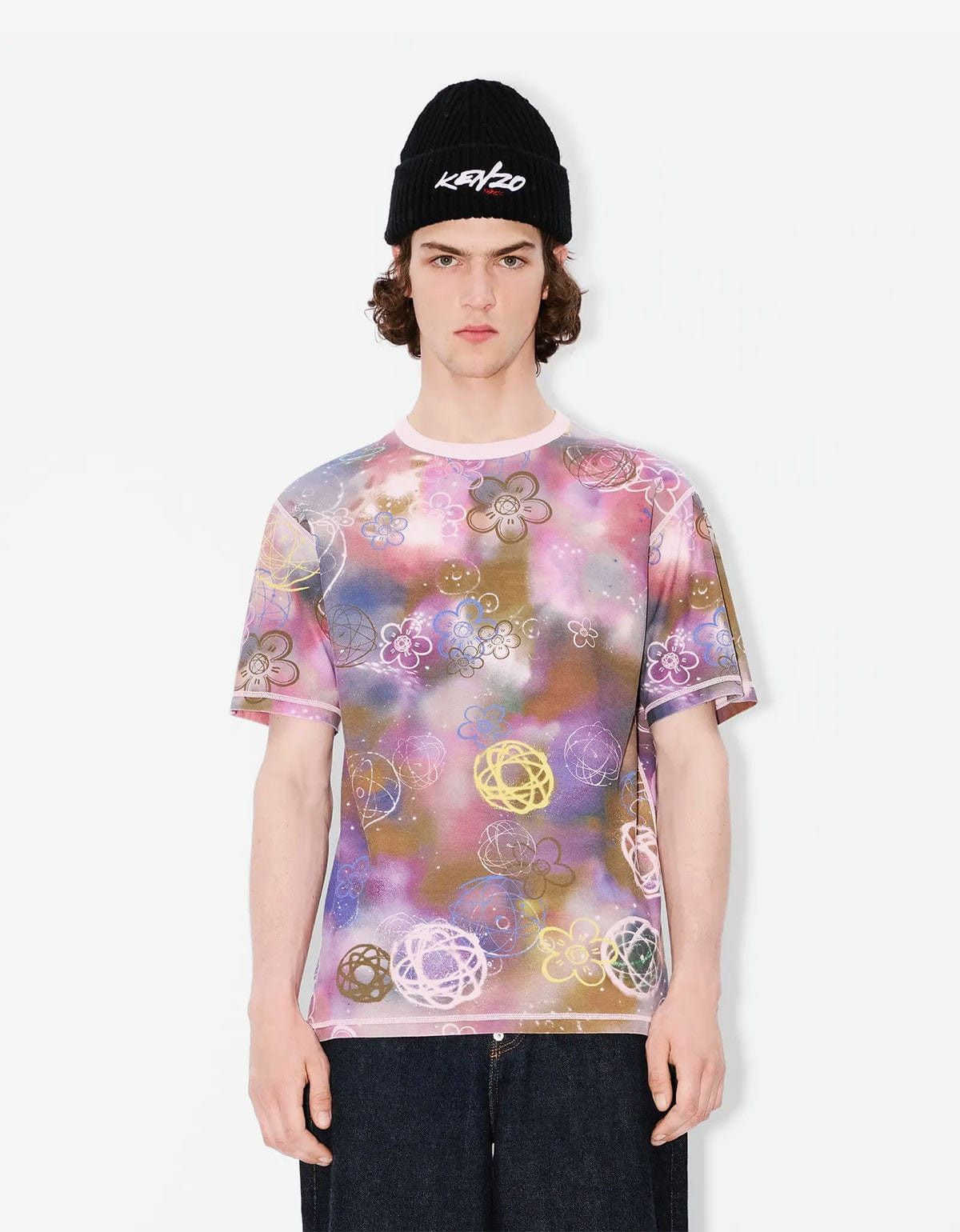 Kenzo Kenzo x Futura 2000 Pink Reversible T-Shirt Size US XL / EU 56 / 4 - 10 Thumbnail