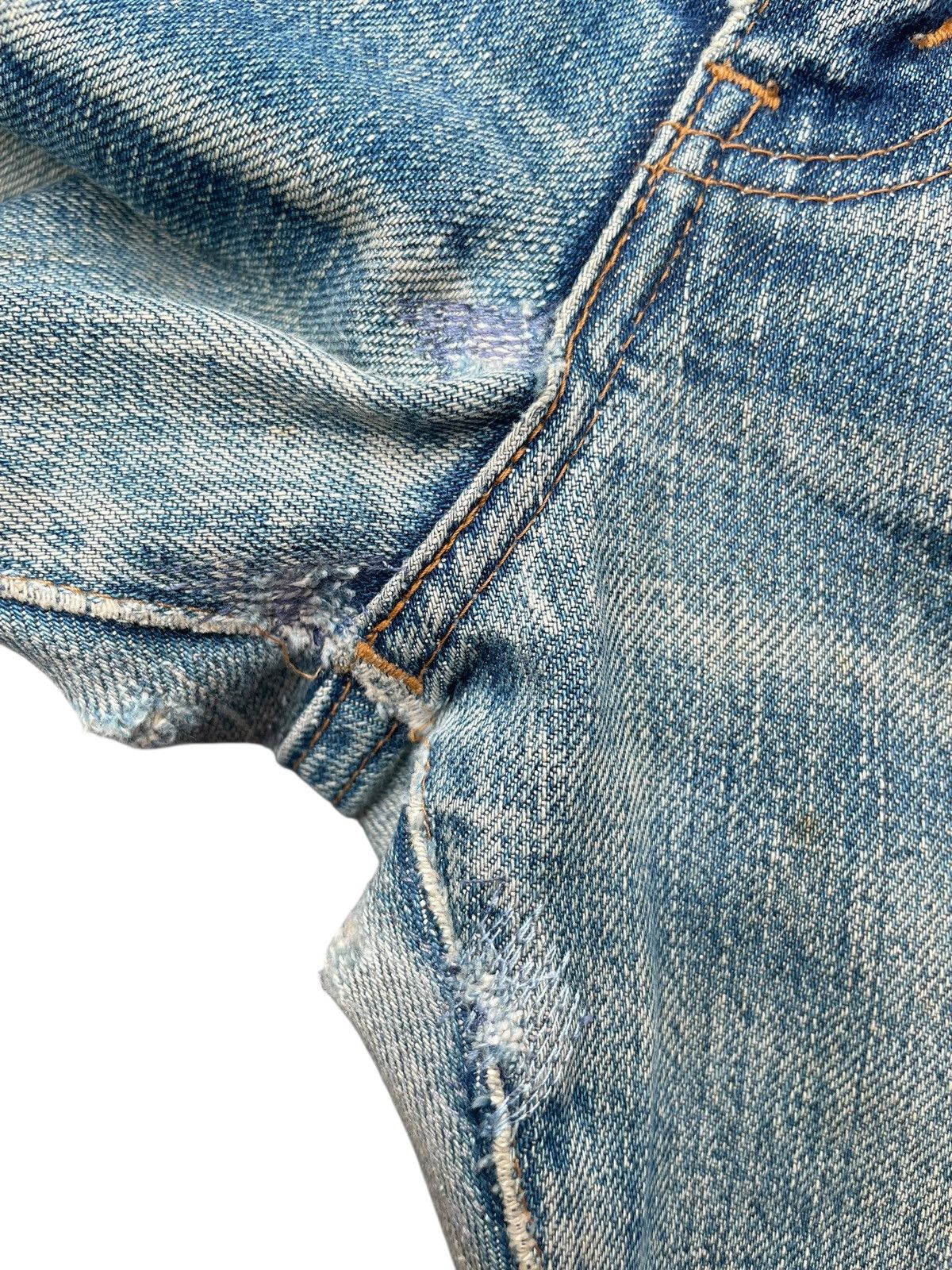 Levi's Vintage 1991 Levis 502XX E Selvedge Denim Size US 32 / EU 48 - 7 Thumbnail