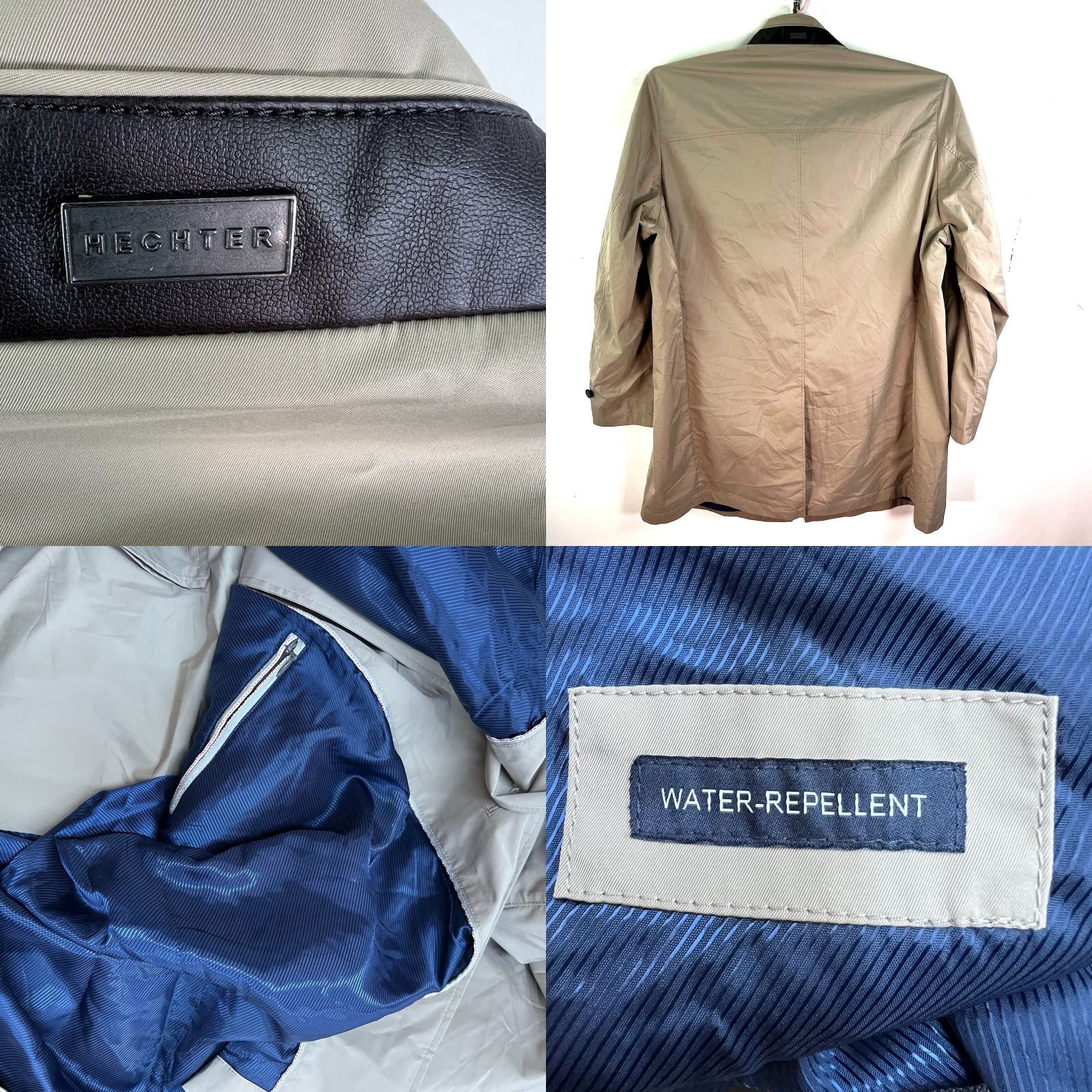 Vintage Daniel Hechter Paris Water Repellent Overcoat Mens 4XL Beige Coat Long Business Casual Travel 68in 58in Chest Mens Size US XXL / EU 58 / 5 - 8 Thumbnail