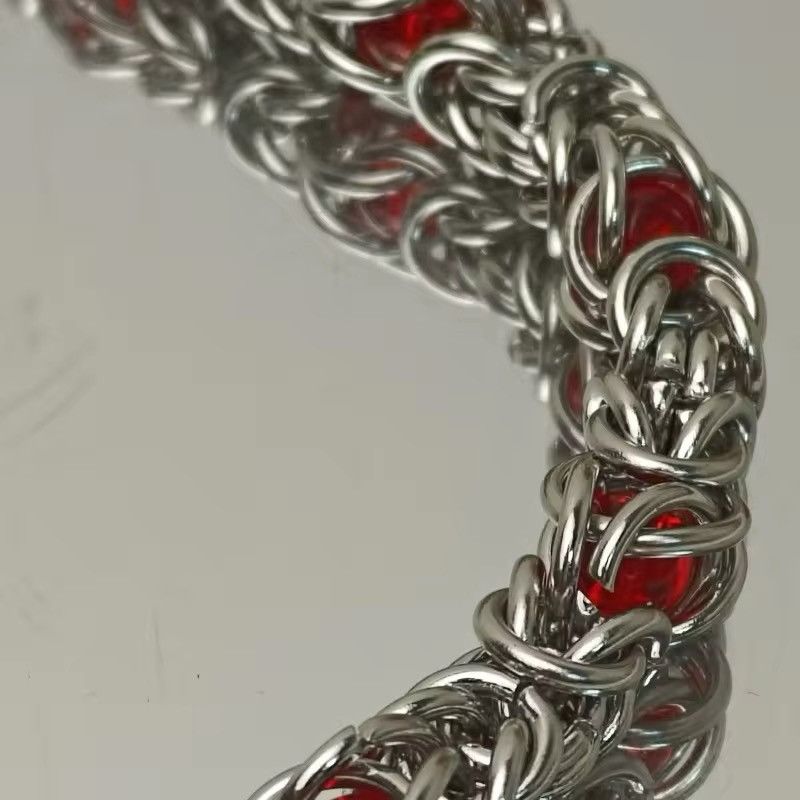 Jewelry Stainless Steel Keel Clamp Beads Waist Pants Keychain Size ONE SIZE - 5 Thumbnail