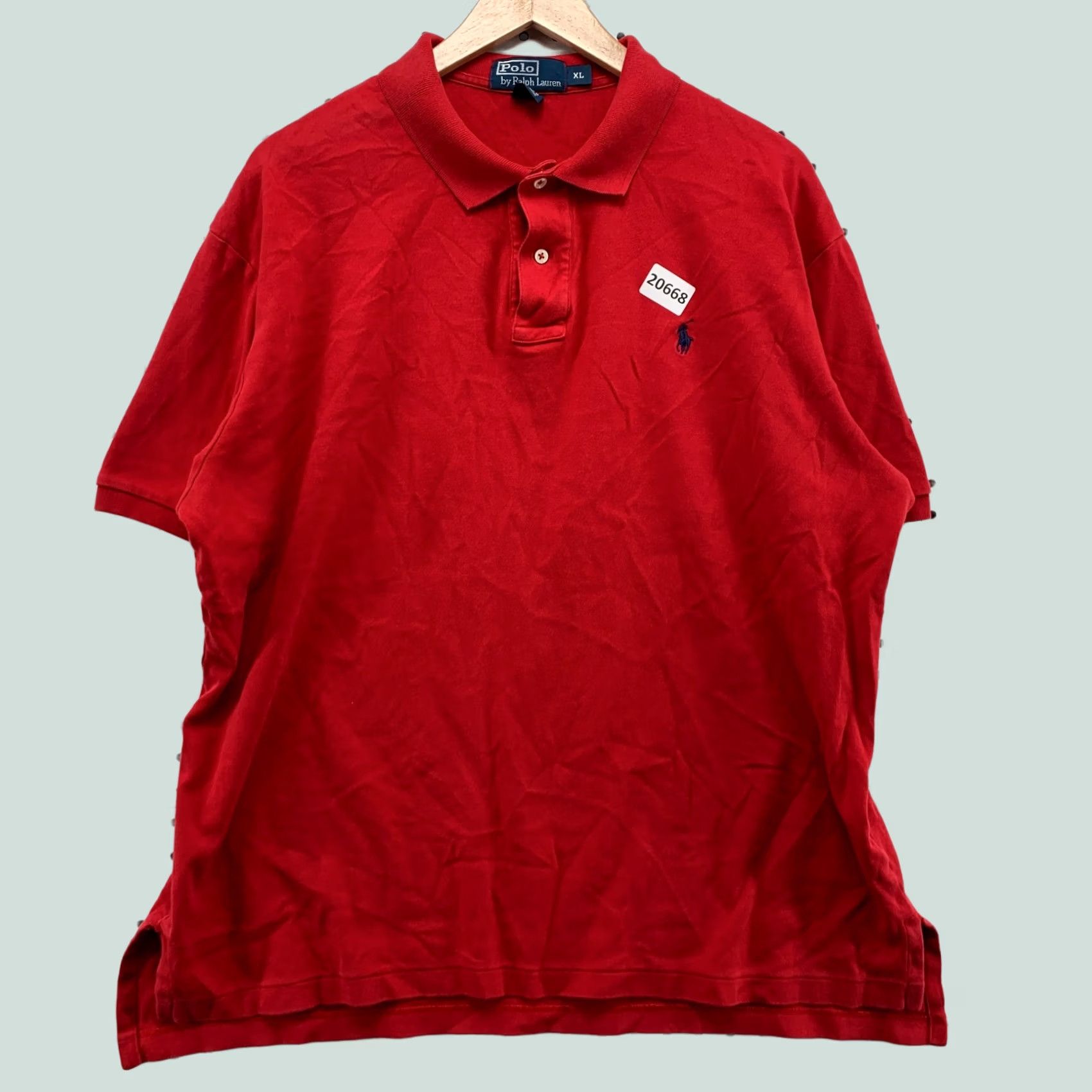 Polo Ralph Lauren Polo Ralph Lauren Polo Shirt Red Adult Mens XL Short Sleeve Fits 26x30 Pony Size US XL / EU 56 / 4 - 1 Thumbnail