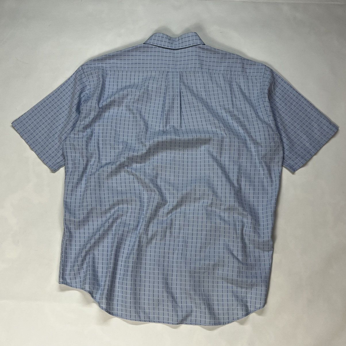 Vintage × Yves Saint Laurent Yves Saint Laurent Homme Summer Check Short Sleeve Shirt Size US XL / EU 56 / 4 - 9 Thumbnail