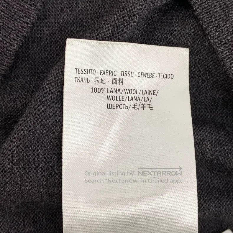 Gucci Gucci Dark gray striped wool V-neck single-breasted long-s Size US L / EU 52-54 / 3 - 7 Thumbnail
