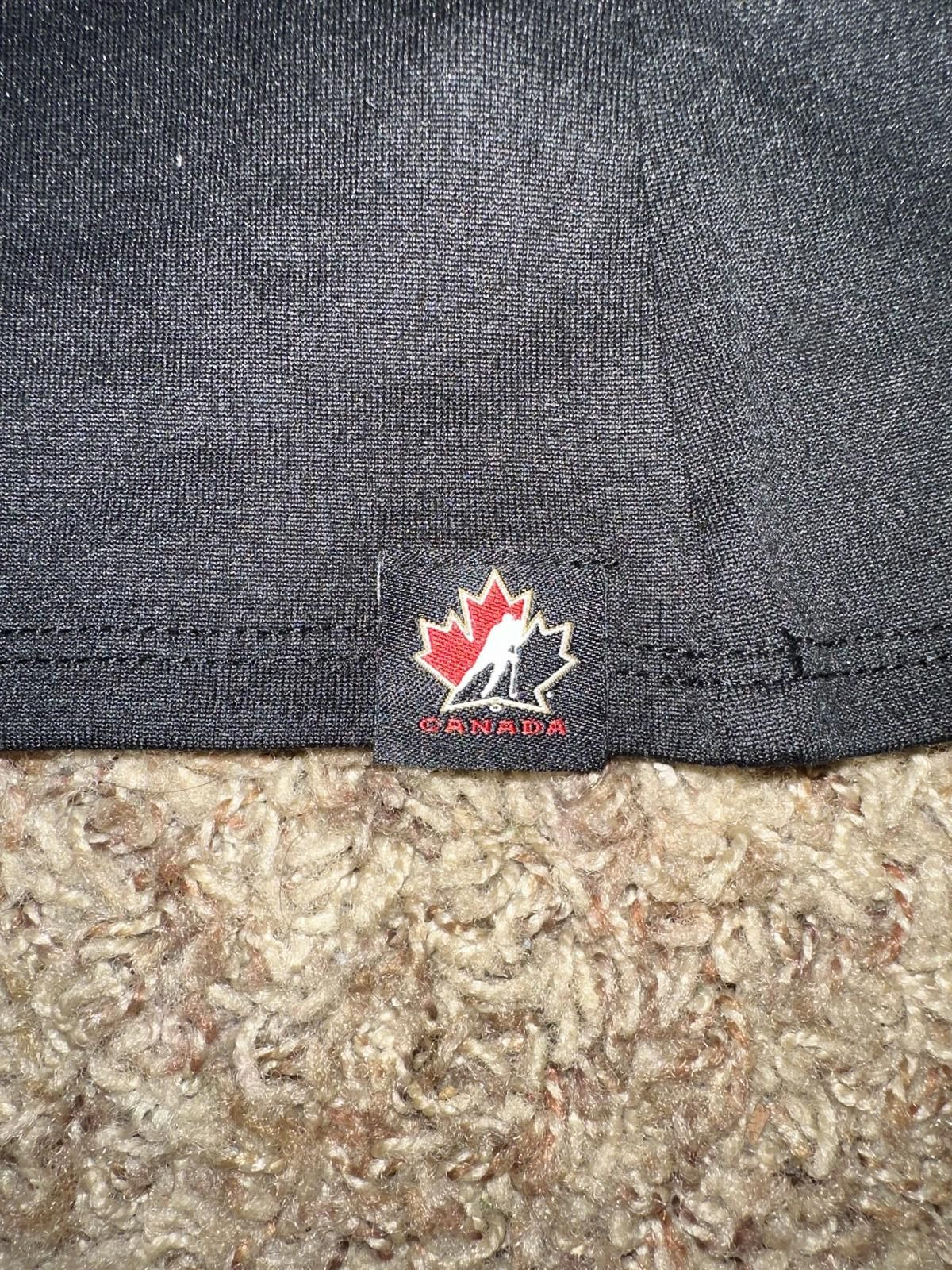 Nike Nike Womens Team Canada Hockey Short Sleeve Black T-Shirt Size L / US 10 / IT 46 - 7 Thumbnail