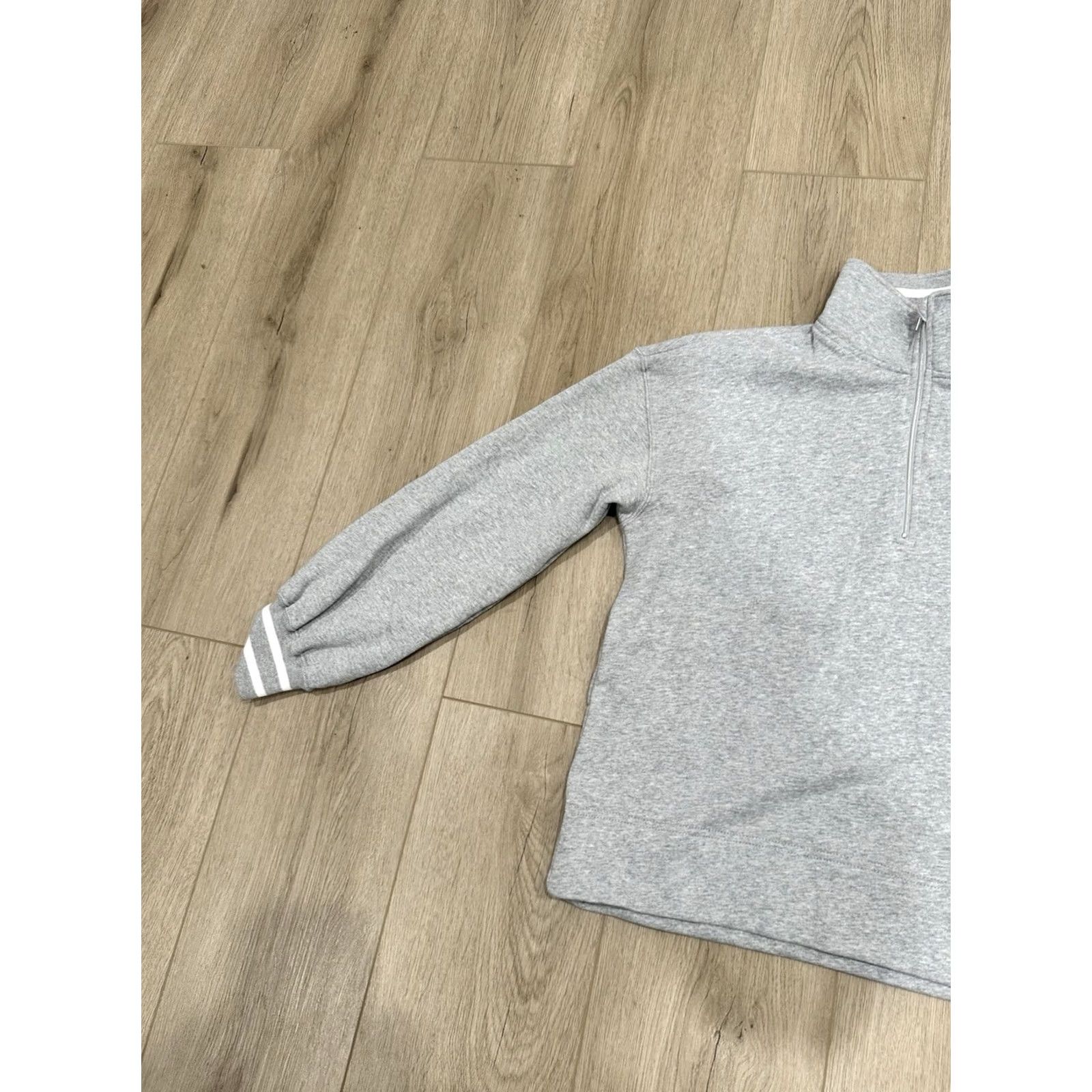 Vintage Tuckernuck Pullover Womens S Gray NWT TNUCK Sport Heathered Carlson Quarter Zip Size S / US 4 / IT 40 - 4 Thumbnail