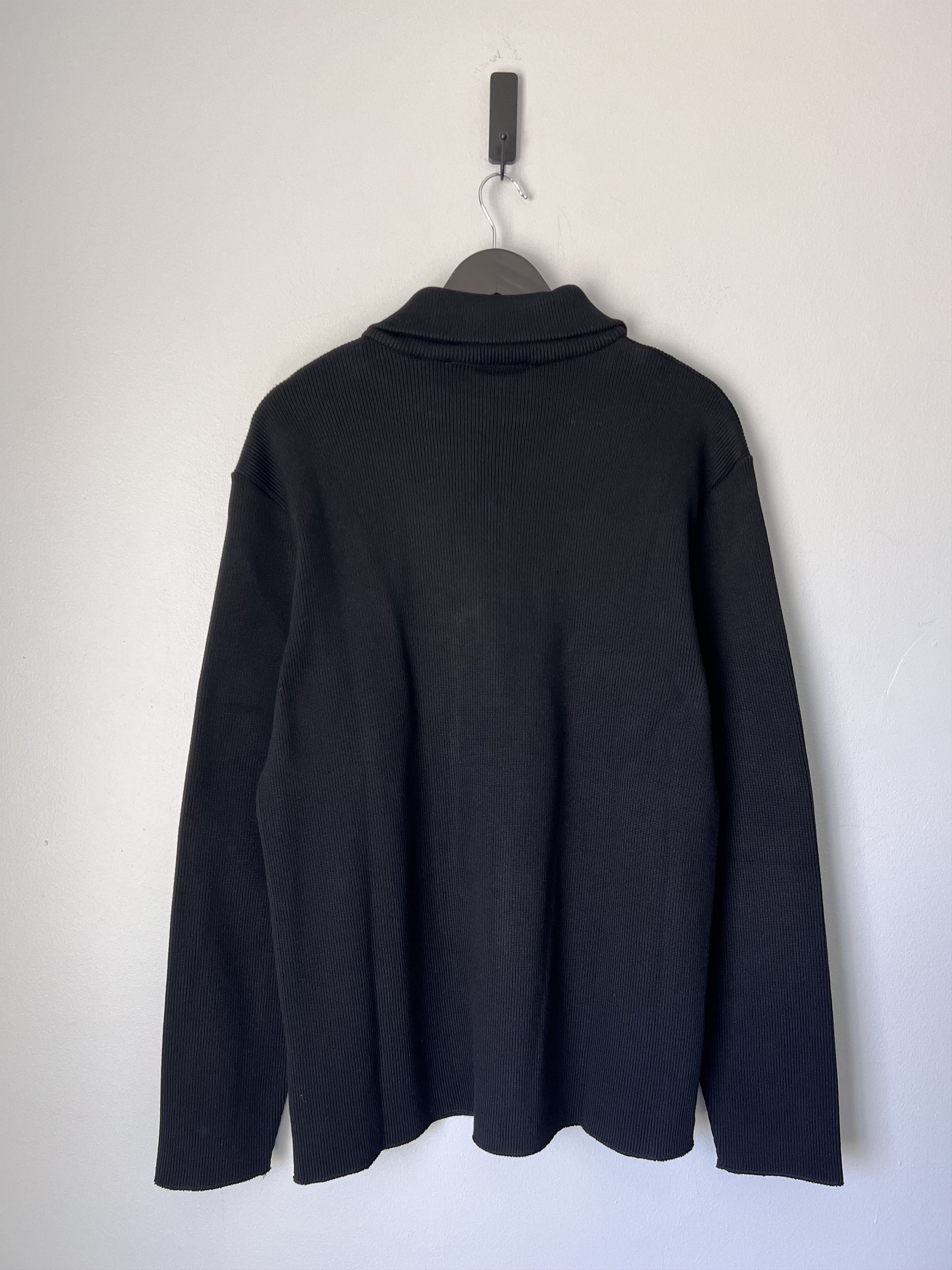 1017 ALYX 9SM 1017 Alyx 9SM Long Sleeve Knitted Polo in Black Size US XL / EU 56 / 4 - 4 Thumbnail