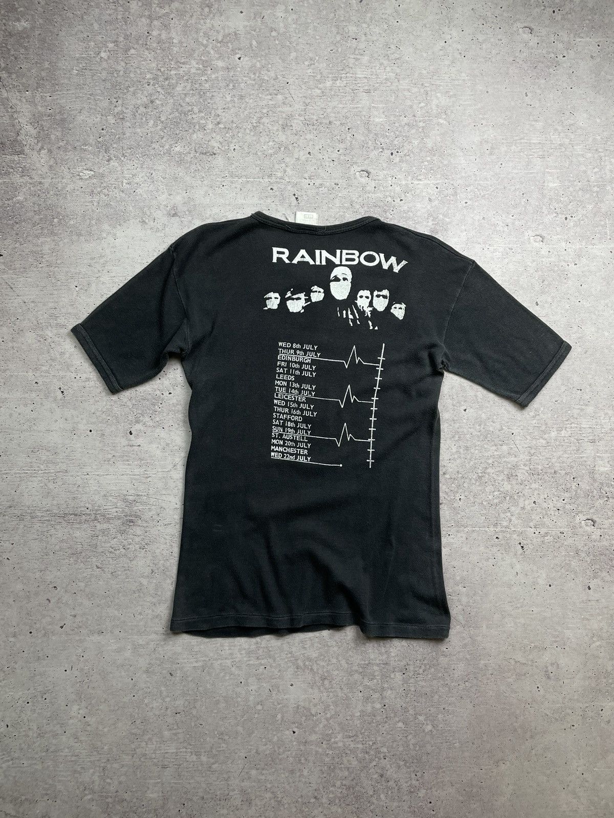 Band Tees × Vintage Rainbow 1981 RARE Vintage T-shirt Size US S / EU 44-46 / 1 - 4 Thumbnail