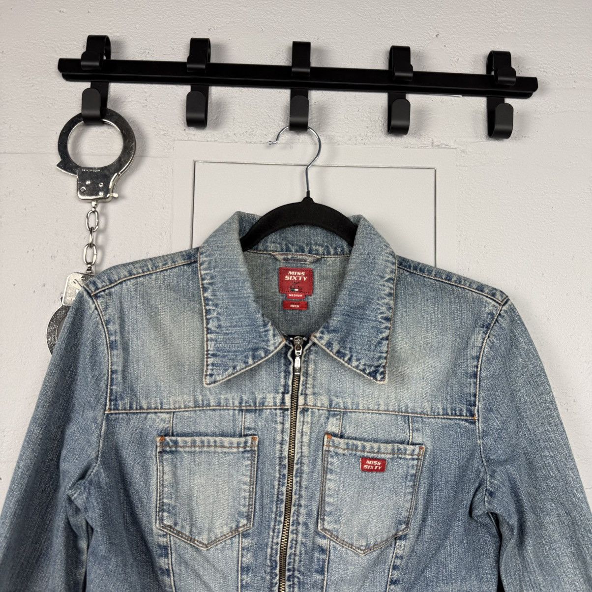 Miss Sixty Vintage Miss Sixty Avant Garde Jeans Jacket Y2K Size M / US 6-8 / IT 42-44 - 2 Thumbnail