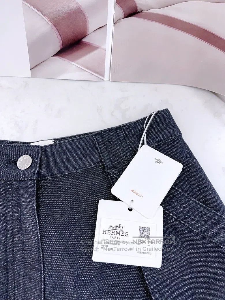 Hermes Hermes Denim Shorts Size 42" / US 20 - 5 Thumbnail