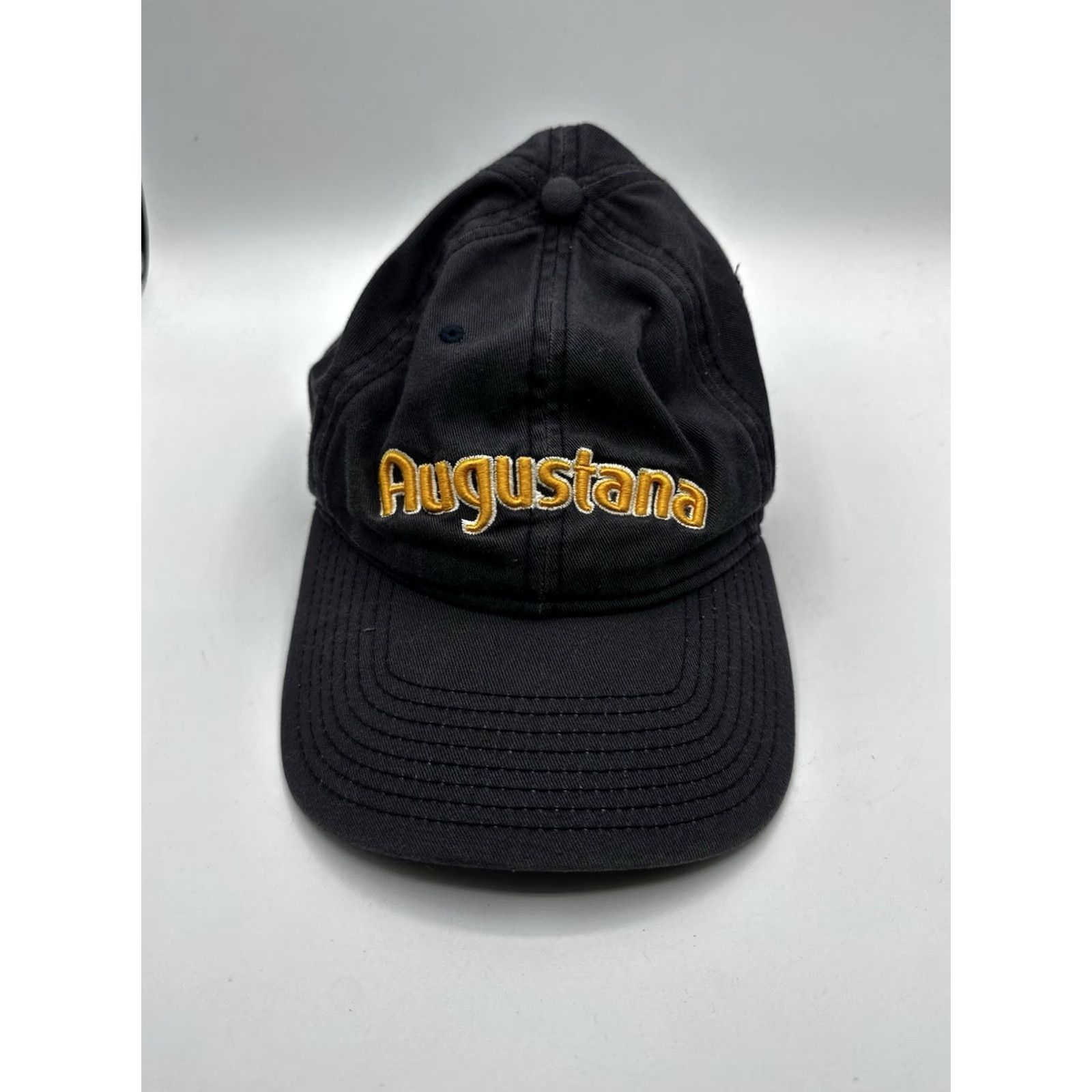 Vintage VINTAGE The Game Hat Black Embroidered Dad Cap One Size Augustana College Size ONE SIZE - 3 Thumbnail