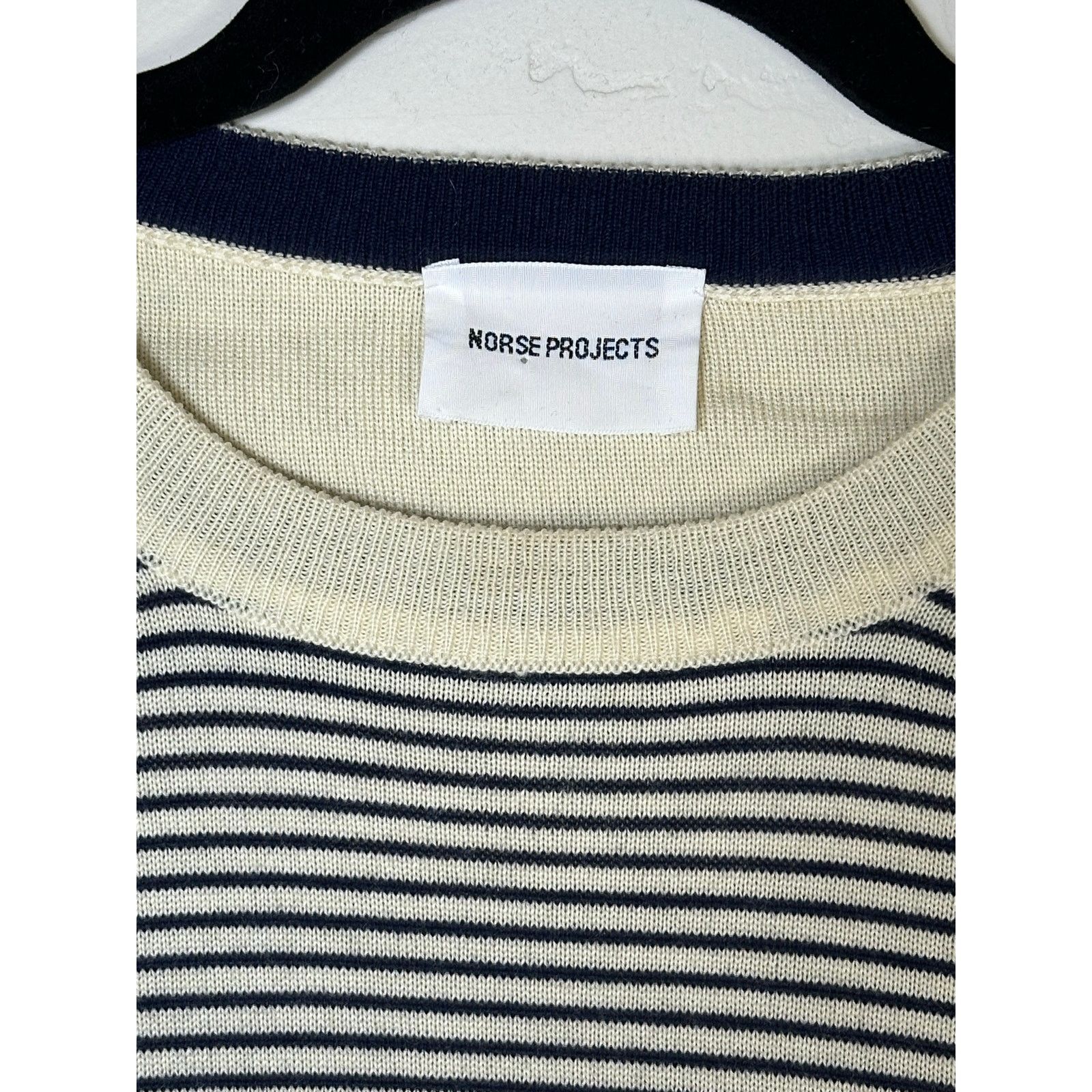 Norse Projects Norse Projects Striped Merino Italian Wool Sweater Large Size L / US 10 / IT 46 - 3 Thumbnail